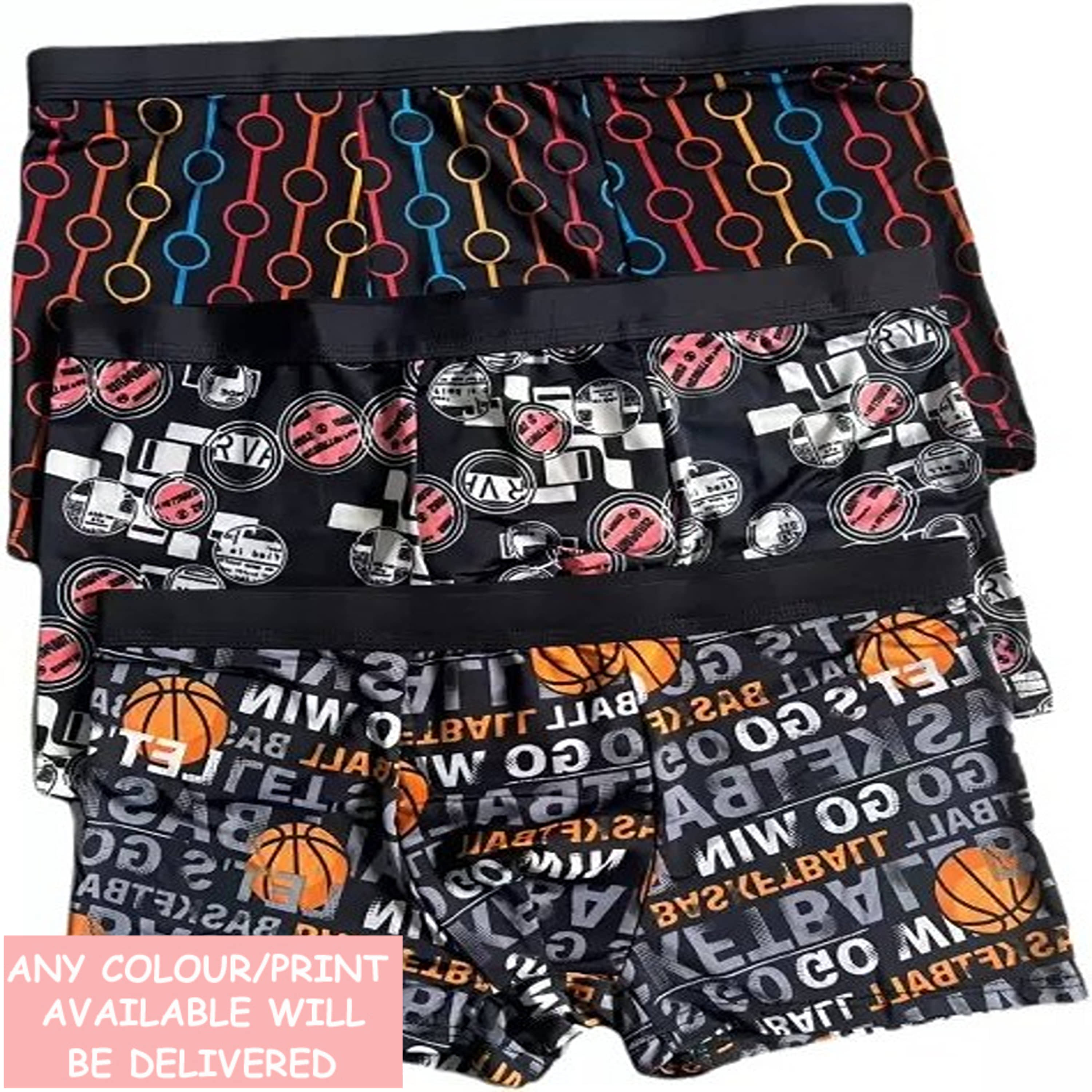 CAVENDRES Pack of 3 Nylon Trunks For Men's ( Multicolor1 )
