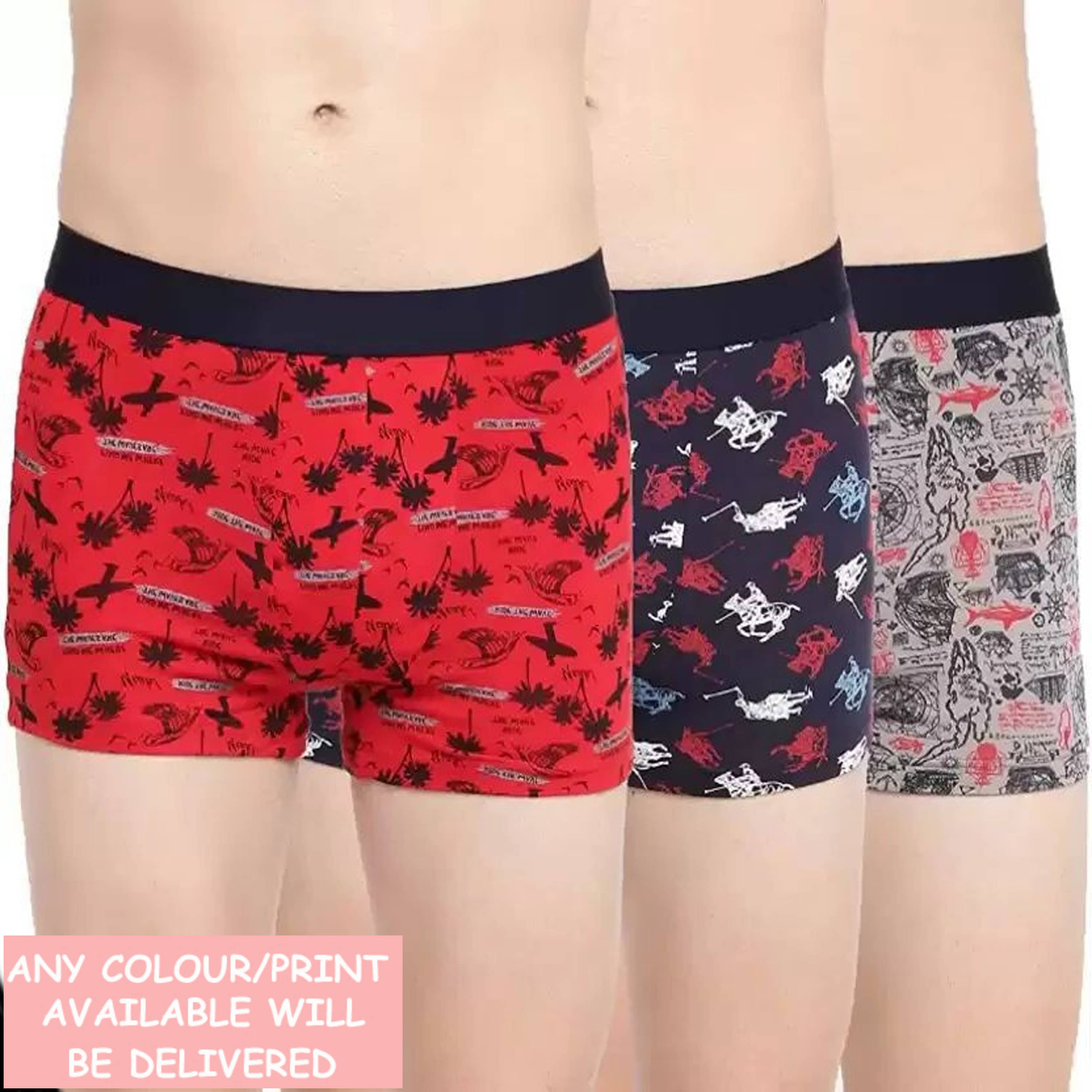 CAVENDRES Pack of 3 Nylon Trunks For Men's ( Multicolor1 )