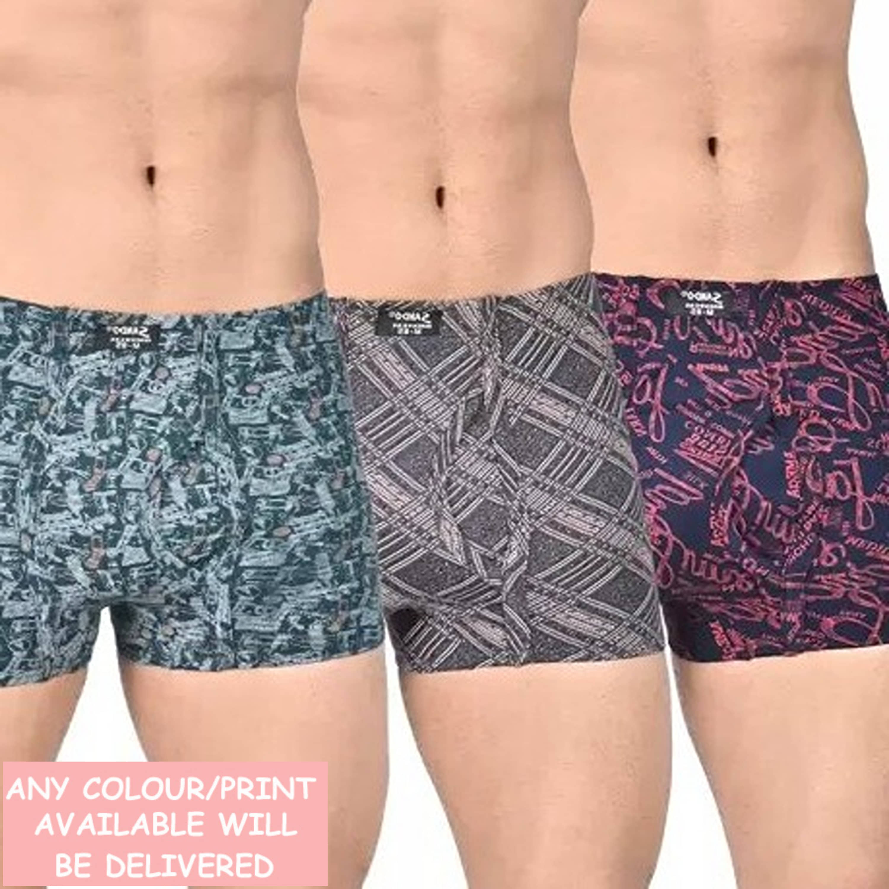 CAVENDRES Pack of 3 Nylon Trunks For Men's ( Multicolor1 )