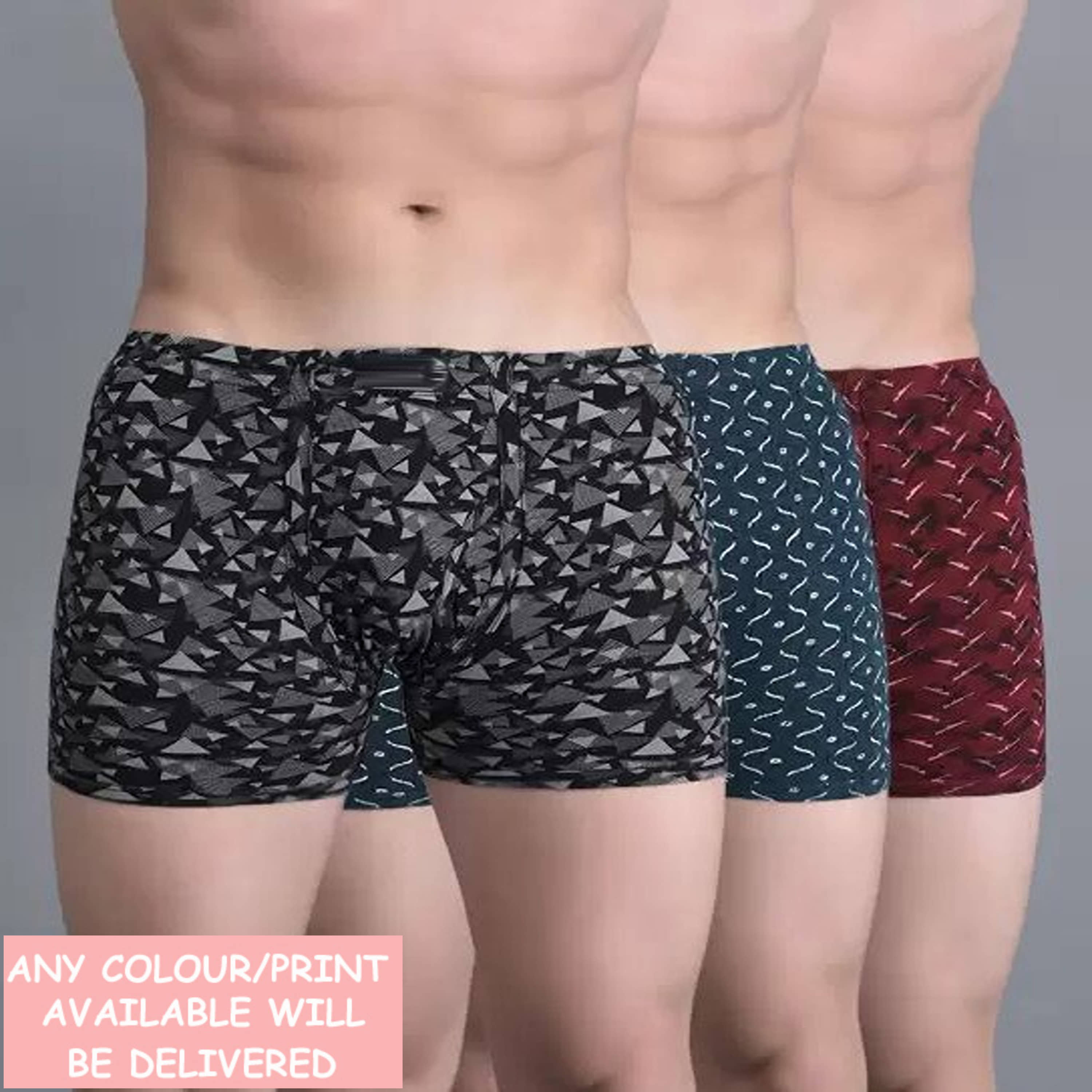 CAVENDRES Pack of 3 Nylon Trunks For Men's ( Multicolor1 )