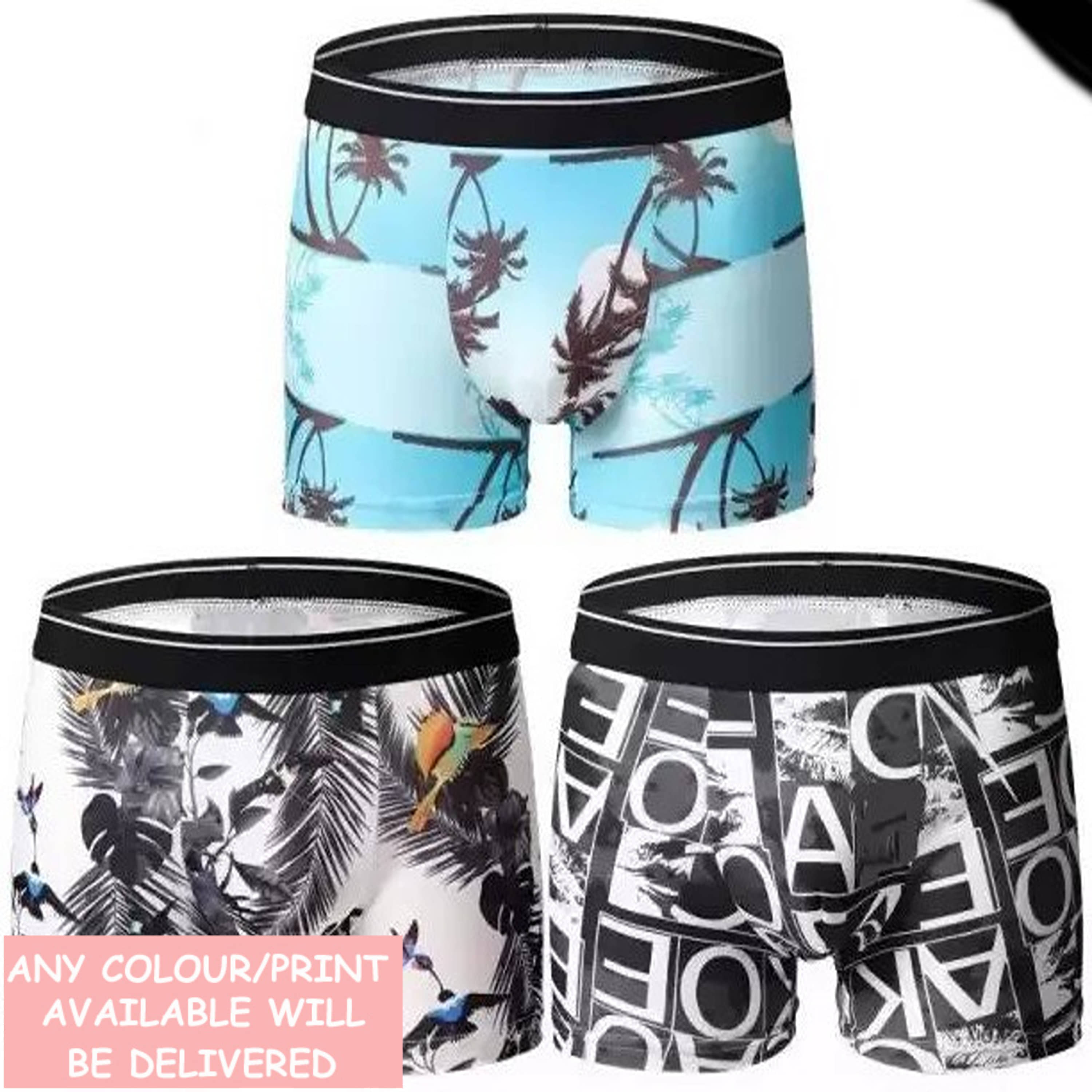 CAVENDRES Pack of 3 Nylon Trunks For Men's ( Multicolor1 )