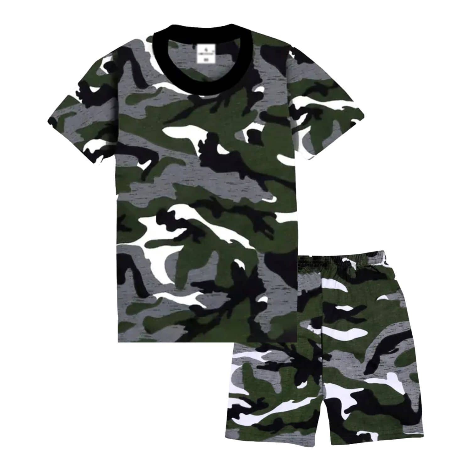 COOLTEES4U Pack of 1 Unisex Cotton T-Shirt & Shorts Set ( Multicolor )