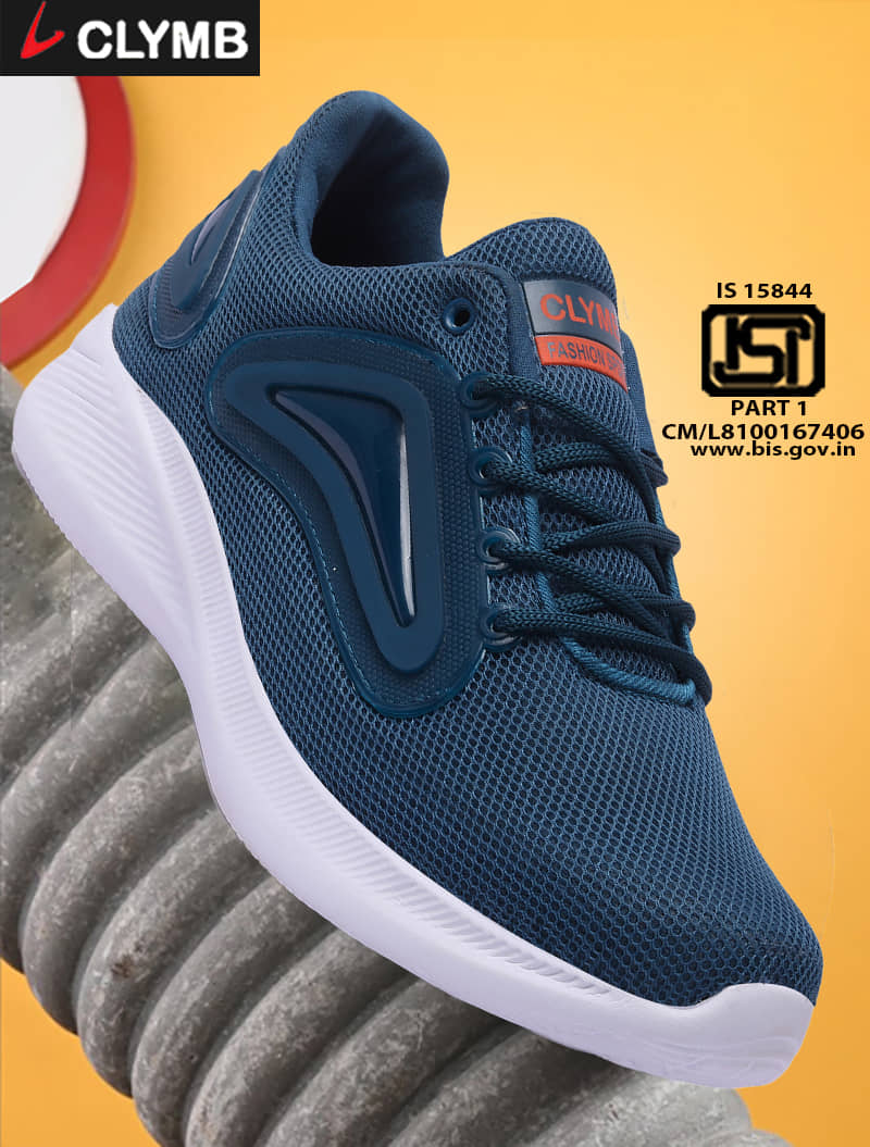 Clymb PRIME Blue Men's Sports Running Shoes - Sports Shoes | Buy online on ZillyBuy