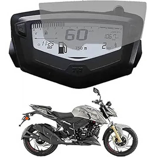 Company Fitted Full Screen Coverage Screen Guard with Installation Kit For Touchscreen Display Compatible for TVS RTR 200 4V Company Fitted Full Screen Coverage Screen Guard with Installation Kit For Touchscreen Display Compatible for TVS RTR 200 4V