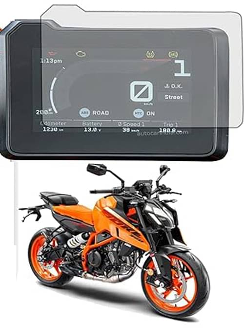 Company Fitted Full Screen Coverage Screen Guard with Installation Kit For Touchscreen Display Compatible for KTM Duke 390 Company Fitted Full Screen Coverage Screen Guard with Installation Kit For Touchscreen Display Compatible for KTM Duke 390