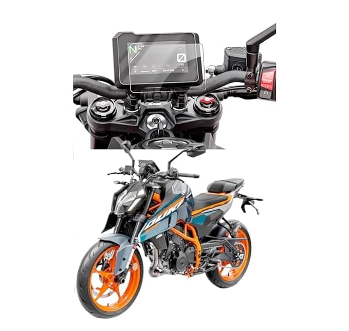 Company Fitted Full Screen Coverage Screen Guard with Installation Kit For Touchscreen Display Compatible for KTM Duke 250 Company Fitted Full Screen Coverage Screen Guard with Installation Kit For Touchscreen Display Compatible for KTM Duke 250