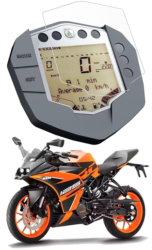 Company Fitted Full Screen Coverage Screen Guard with Installation Kit For Touchscreen Display Compatible for KTM Duke 125 Company Fitted Full Screen Coverage Screen Guard with Installation Kit For Touchscreen Display Compatible for KTM Duke 125