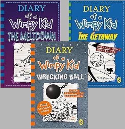 Diary of a Wimpy Kid: The Meltdown + The Getaway + Wrecking Ball Diary of a Wimpy Kid: The Meltdown + The Getaway + Wrecking Ball
