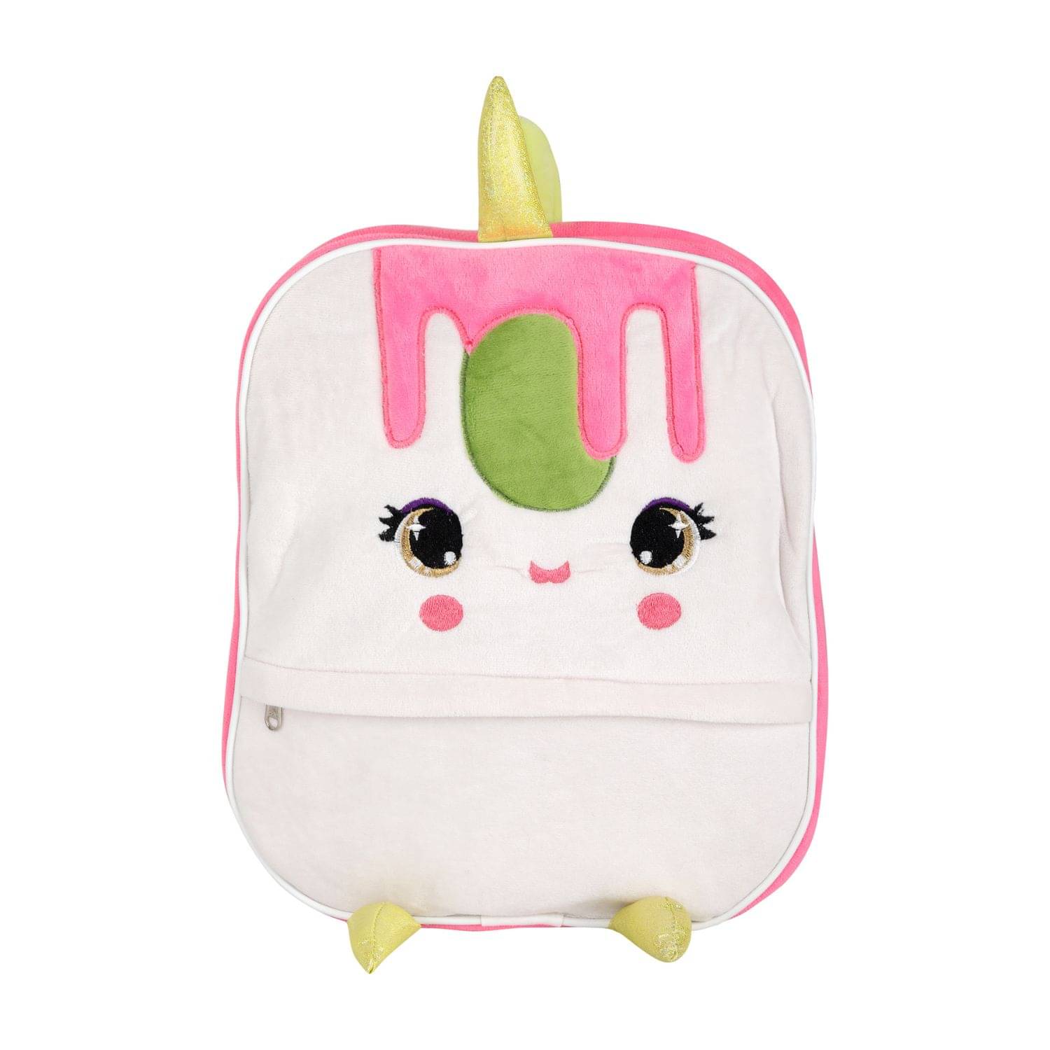 Doozie Do White Synthetic Backpack For Kids     			Doozie Do White Synthetic Backpack For Kids