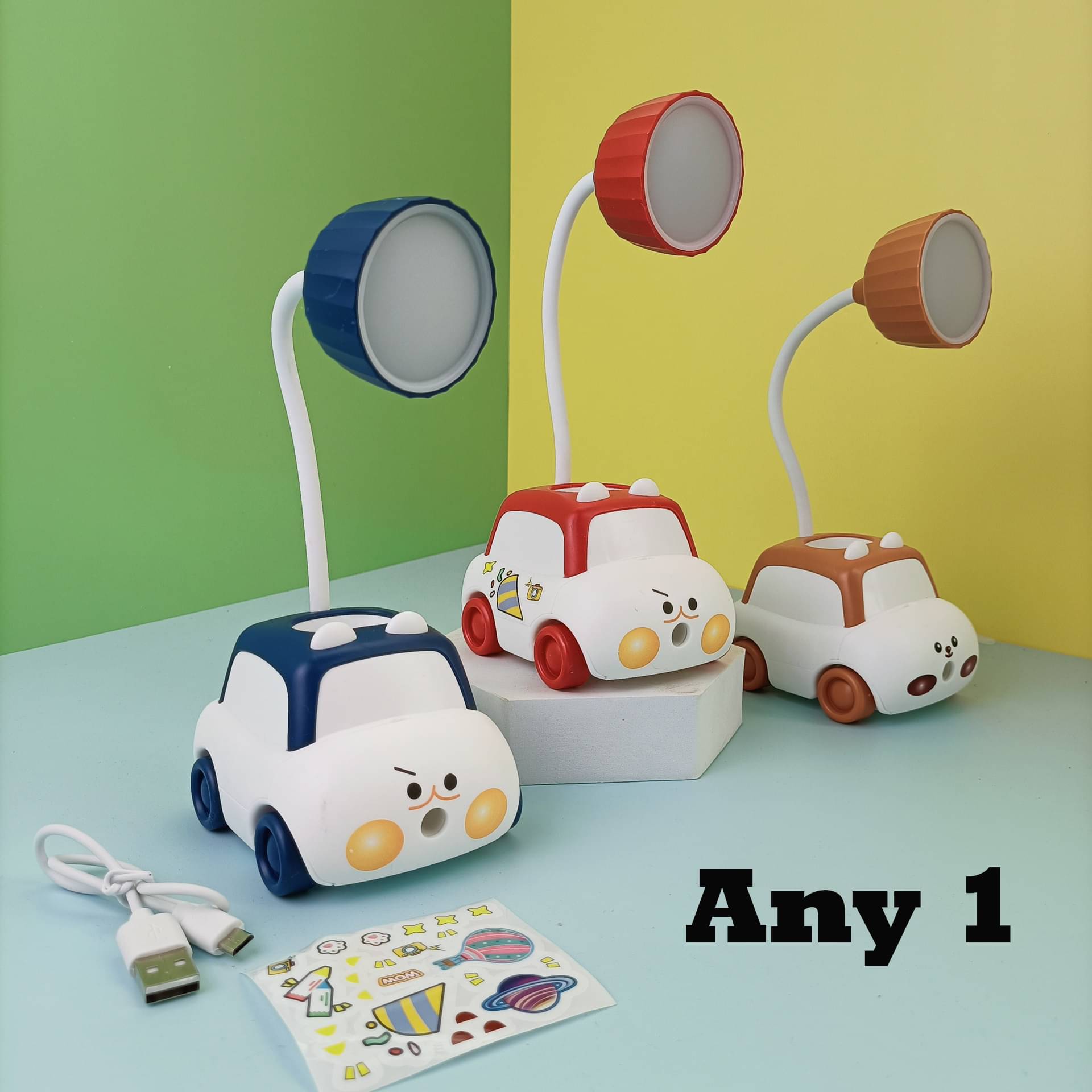     			Flenzy Multicolor Study Table Lamp ( Pack of 1 )