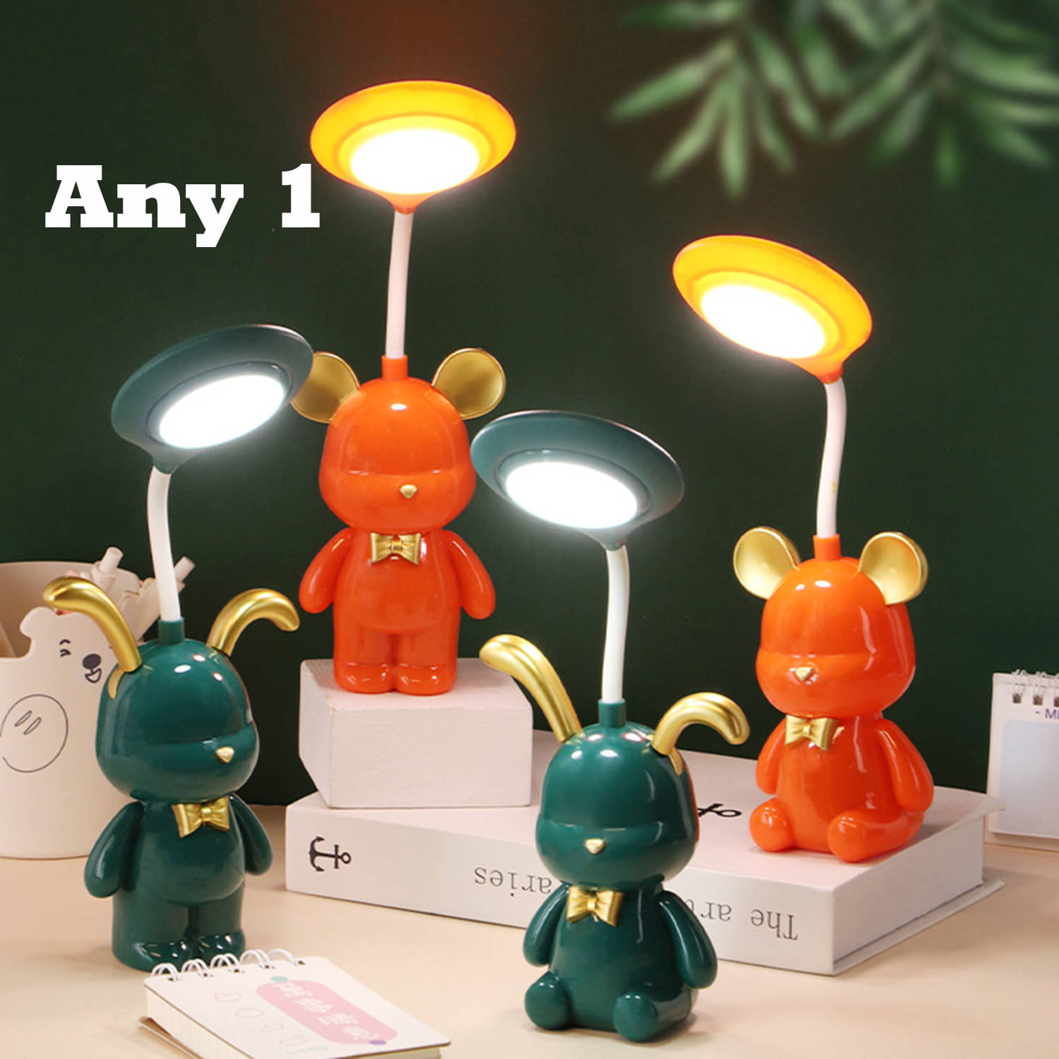     			Flenzy Multicolor Study Table Lamp ( Pack of 1 )