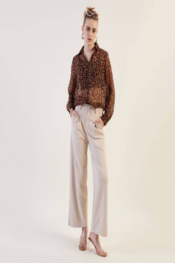Freehand Women's Polyester Regular Top ( Brown )     			Freehand Women's Polyester Regular Top ( Brown )