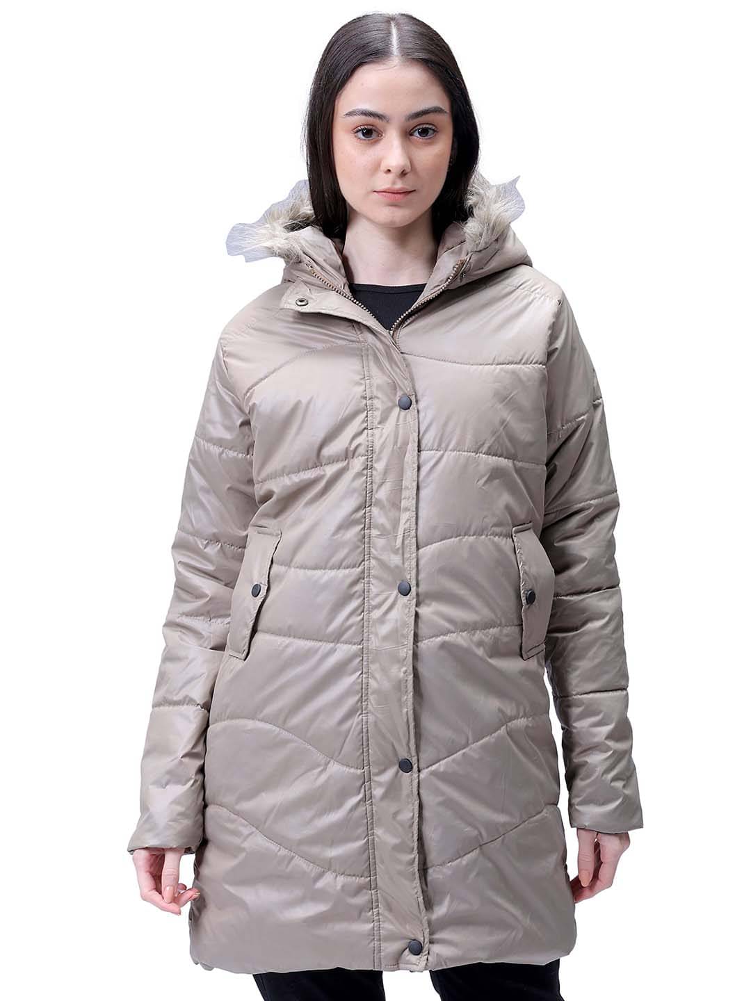     			Freehand Women Puffer Jacket ( Beige )