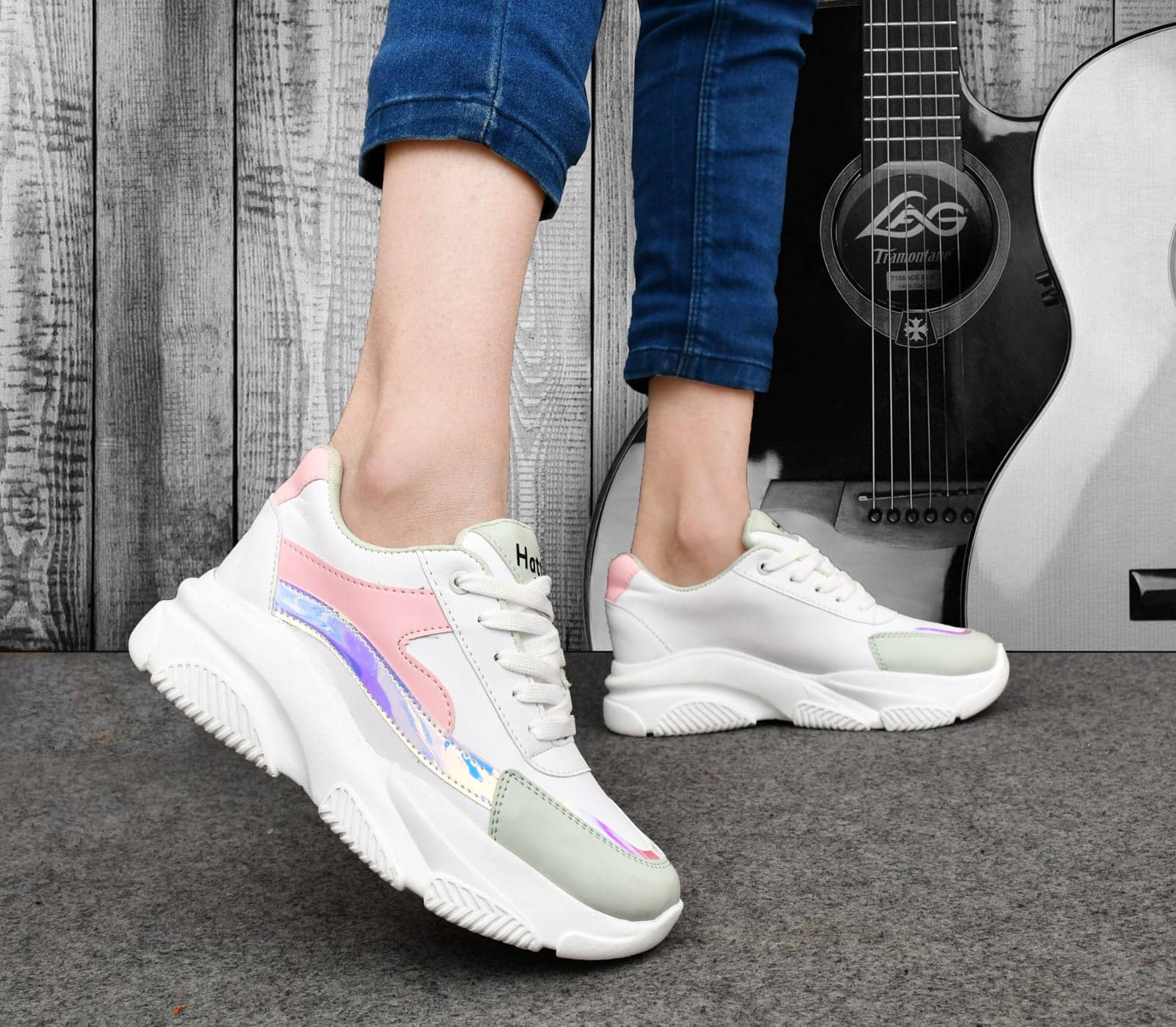 HATTOUN White Women's Sneakers - Casual Shoes | Buy online on ZillyBuy