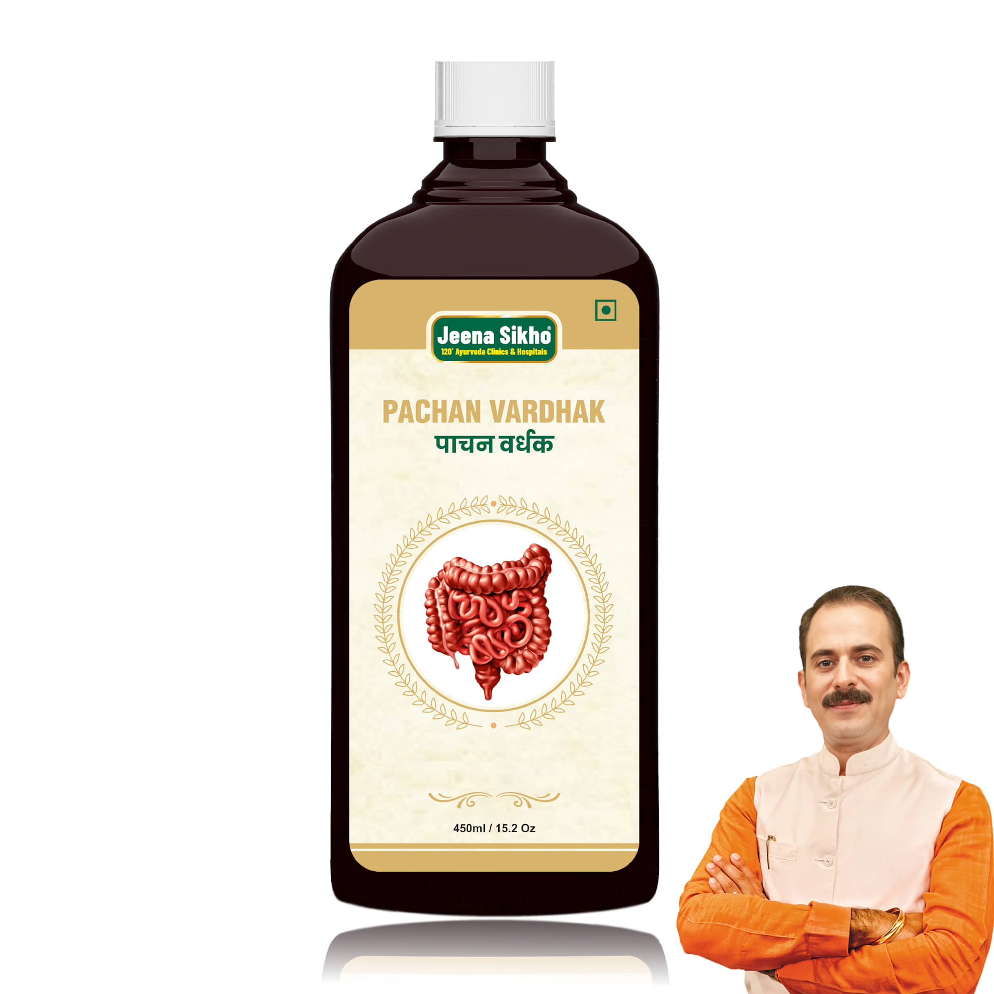     			Jeena Sikho Pachan Vardhak Tonic | Herbal Tonic for Digestion & Gut Health, 450ml