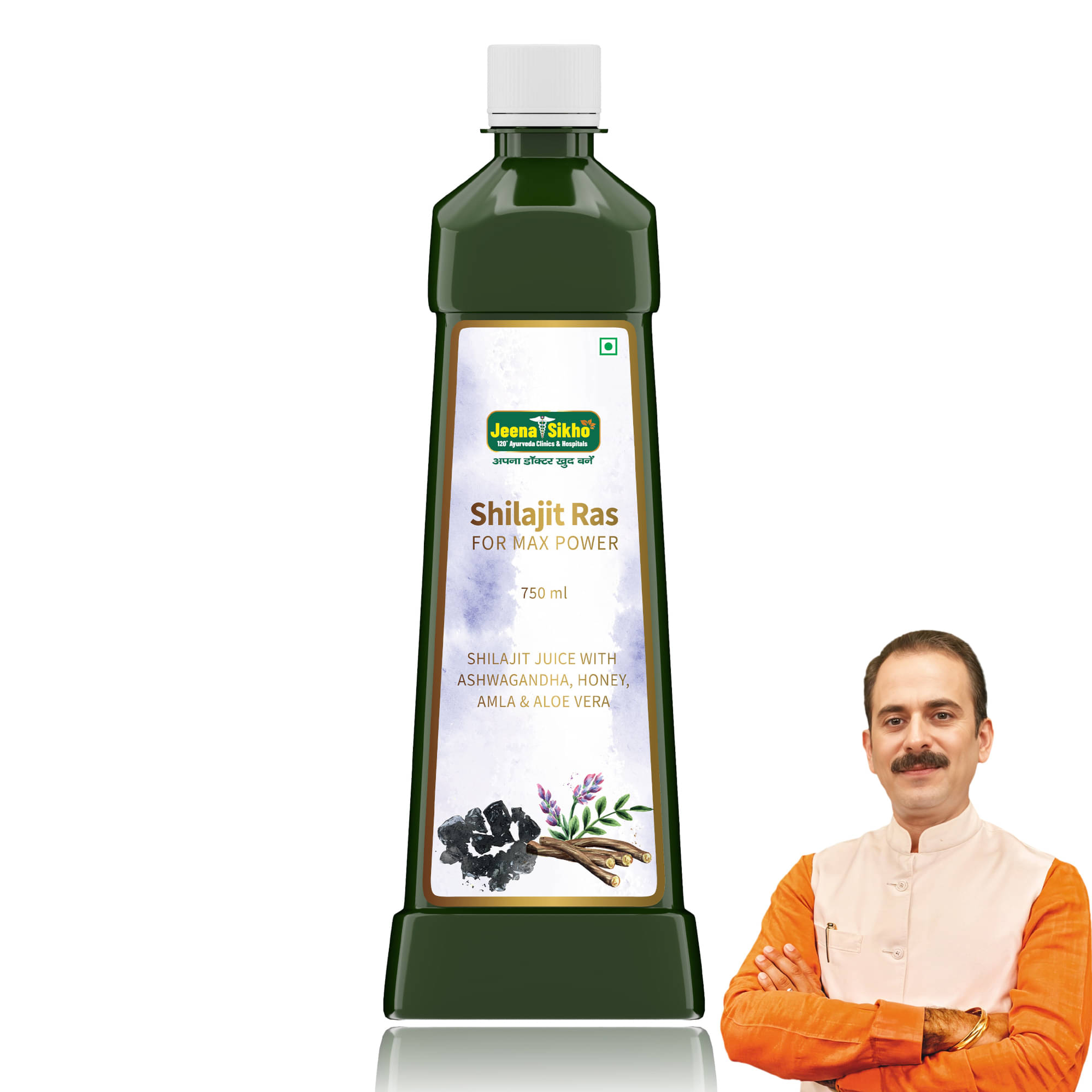     			Jeena Sikho Shilajit Ras For Max Power | Herbal Juice For Men & Women, 750ml