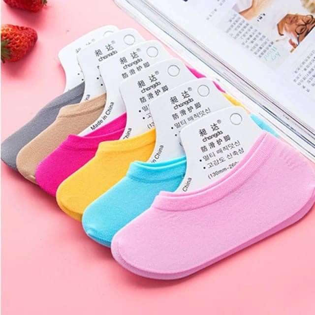 KALRA MAGIC Pack of 5 Women's Cotton No Show Socks ( Pink ) - Socks | Buy online on ZillyBuy