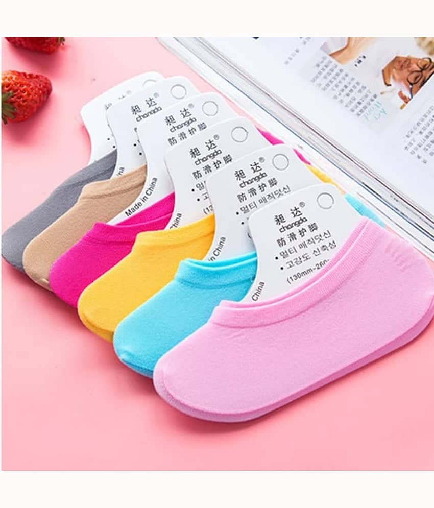 KALRA MAGIC Pack of 5 Women's Cotton No Show Socks ( Pink ) - Socks | Buy online on ZillyBuy
