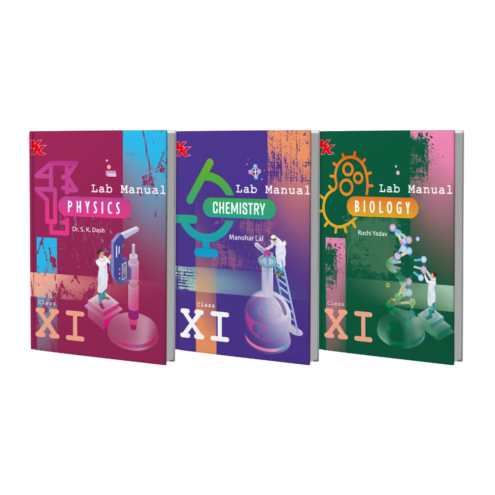 Lab Manual Physics, Chemistry & Biology (HB) With Worksheet for Class 12 2025 CBSE Board (Set of 3 Books) Lab Manual Physics, Chemistry & Biology (HB) With Worksheet for Class 12 2025 CBSE Board (Set of 3 Books)