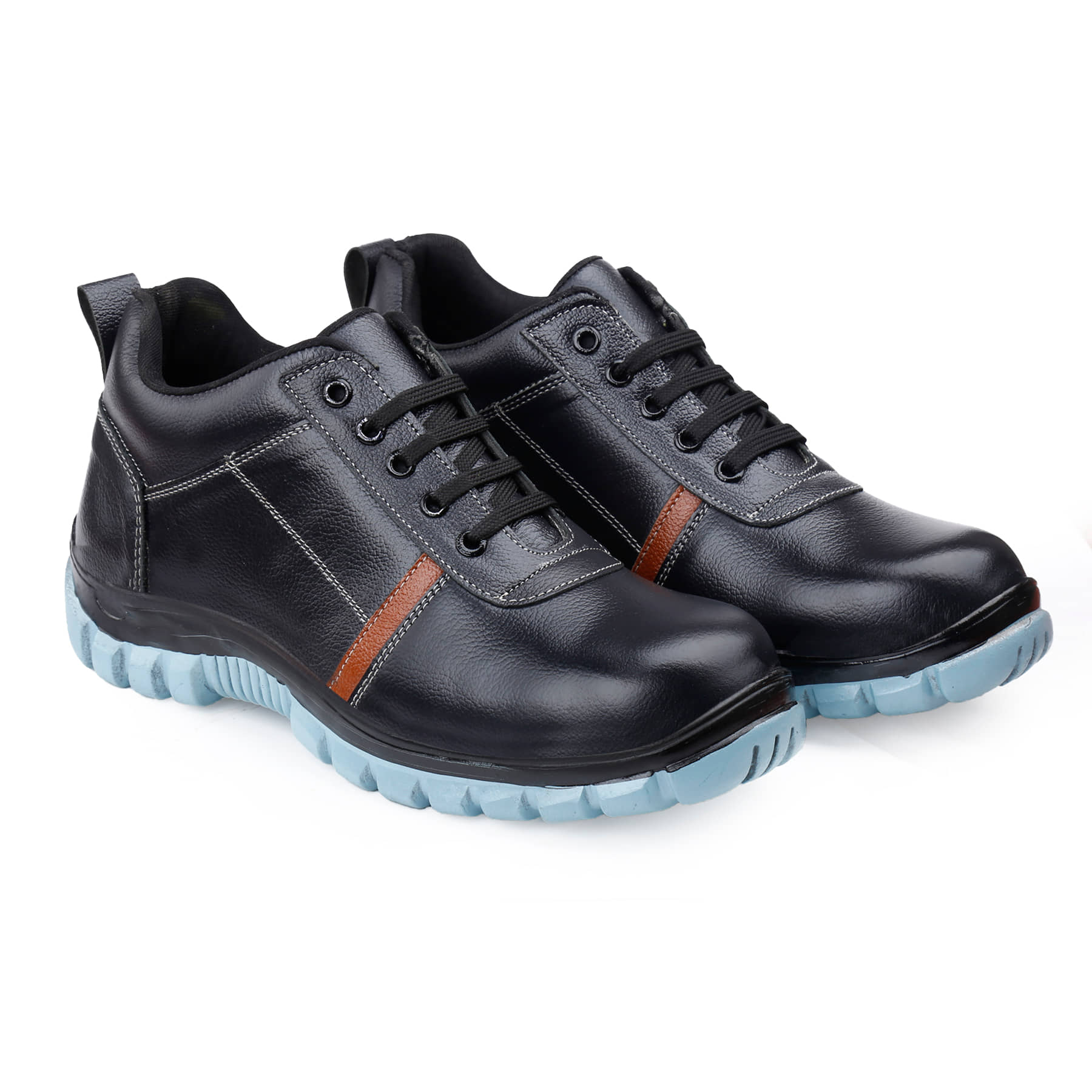 RAYH Sporty Black Safety Shoes