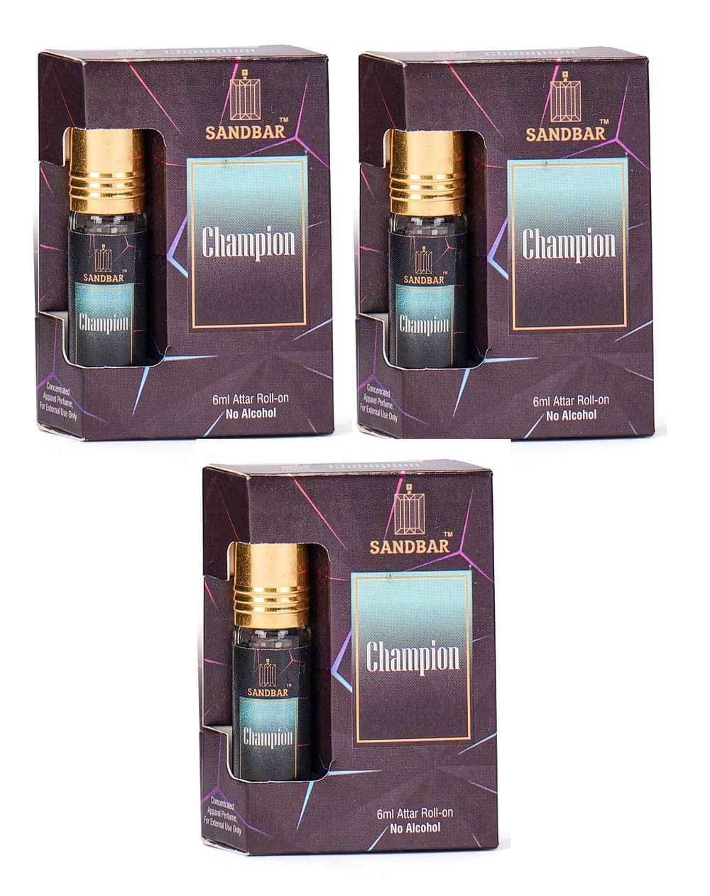 SANDBAR Homme Intense Non- Alcoholic 50ml Attar ( Pack of 3 ) SANDBAR Homme Intense Non- Alcoholic 50ml Attar ( Pack of 3 )