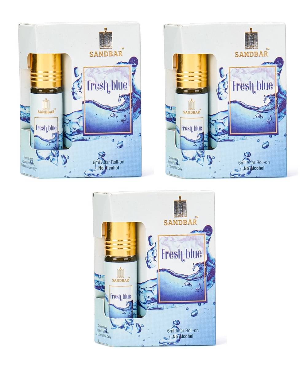     			SANDBAR Majmua Non- Alcoholic 50ml Attar ( Pack of 3 )