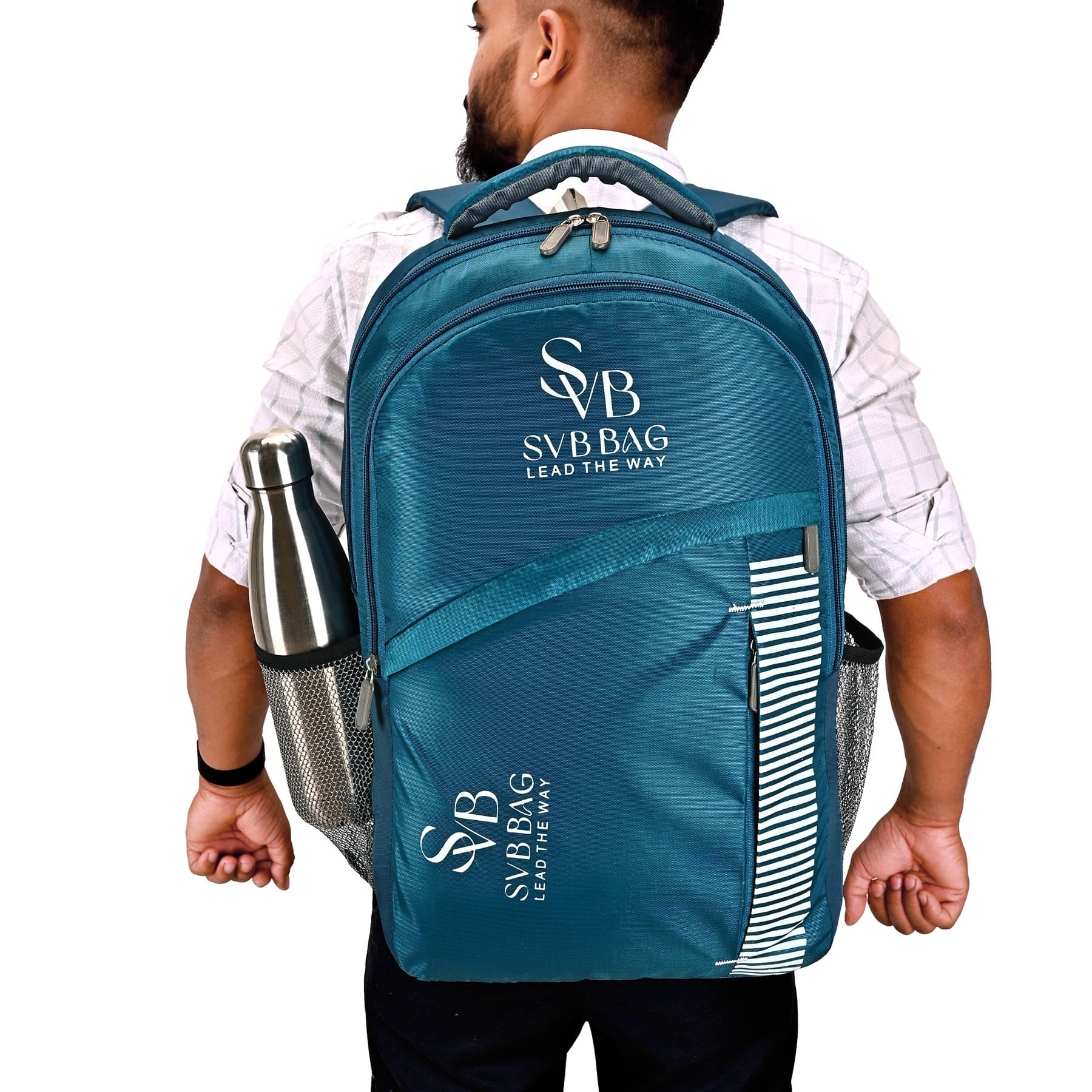     			SVB BAG 35 Ltrs Polyester Backpack *For Boys & Girls ( Teal )