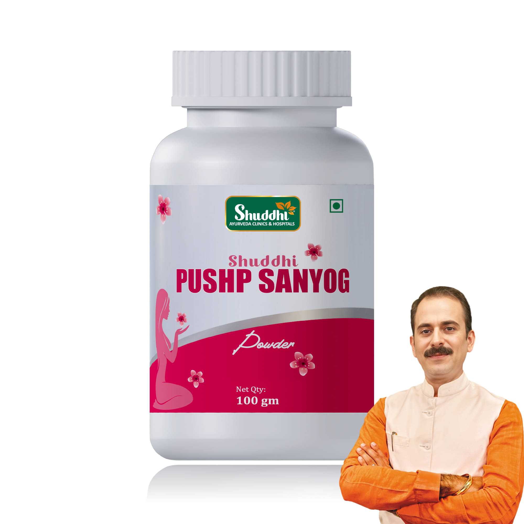 Shuddhi Ayurveda Shuddhi Pushp Sanyog Churan | Herbal Churan for Women's Wellness, 100gm Shuddhi Ayurveda Shuddhi Pushp Sanyog Churan | Herbal Churan for Women's Wellness, 100gm