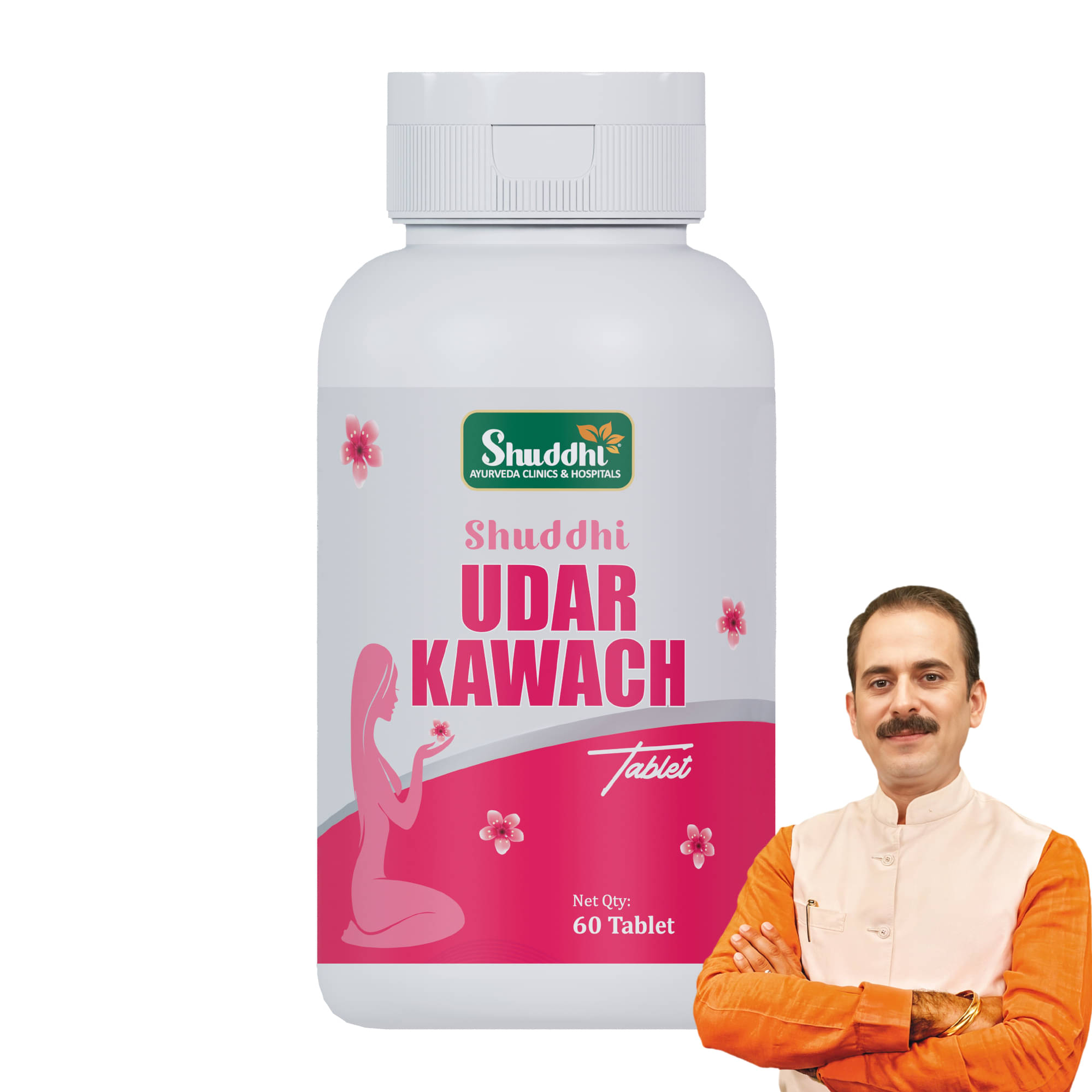 Shuddhi Ayurveda Shuddhi Udar Kawach Effectivce For Women's Wellness, 60 Tablets Shuddhi Ayurveda Shuddhi Udar Kawach Effectivce For Women's Wellness, 60 Tablets