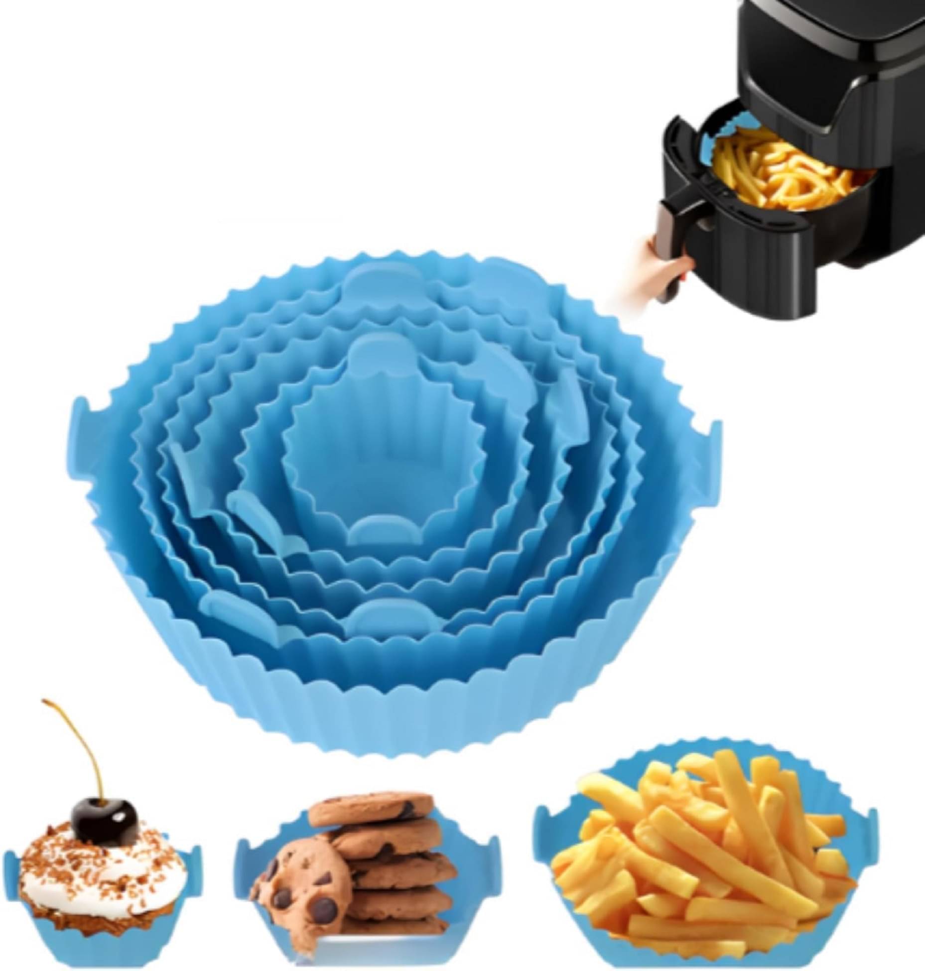 Skylii Multi Color Silicon Baking Trays Skylii Multi Color Silicon Baking Trays