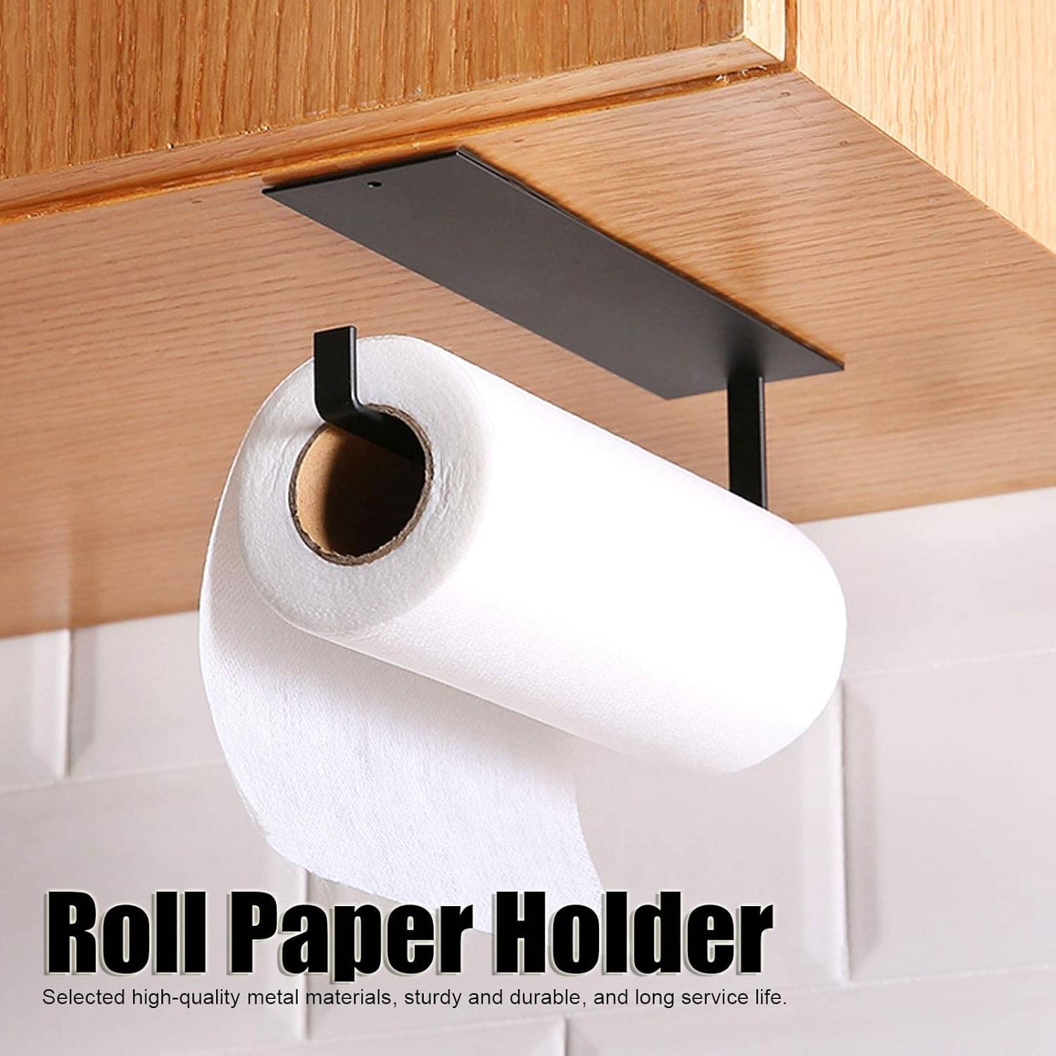     			TINUMS Roll Paper Holder Iron and Mild steel Napkin Holder 1 Pcs