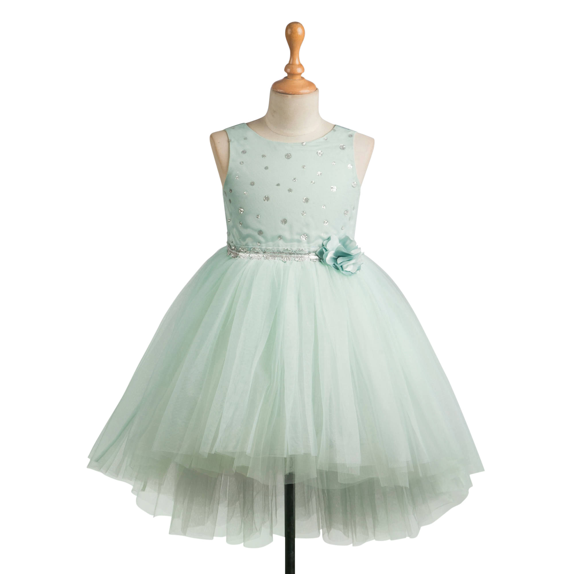 Toy Balloon Kids Polyester Blend Frock For Girls ( Pack of 1 , Sea Green ) Toy Balloon Kids Polyester Blend Frock For Girls ( Pack of 1 , Sea Green )