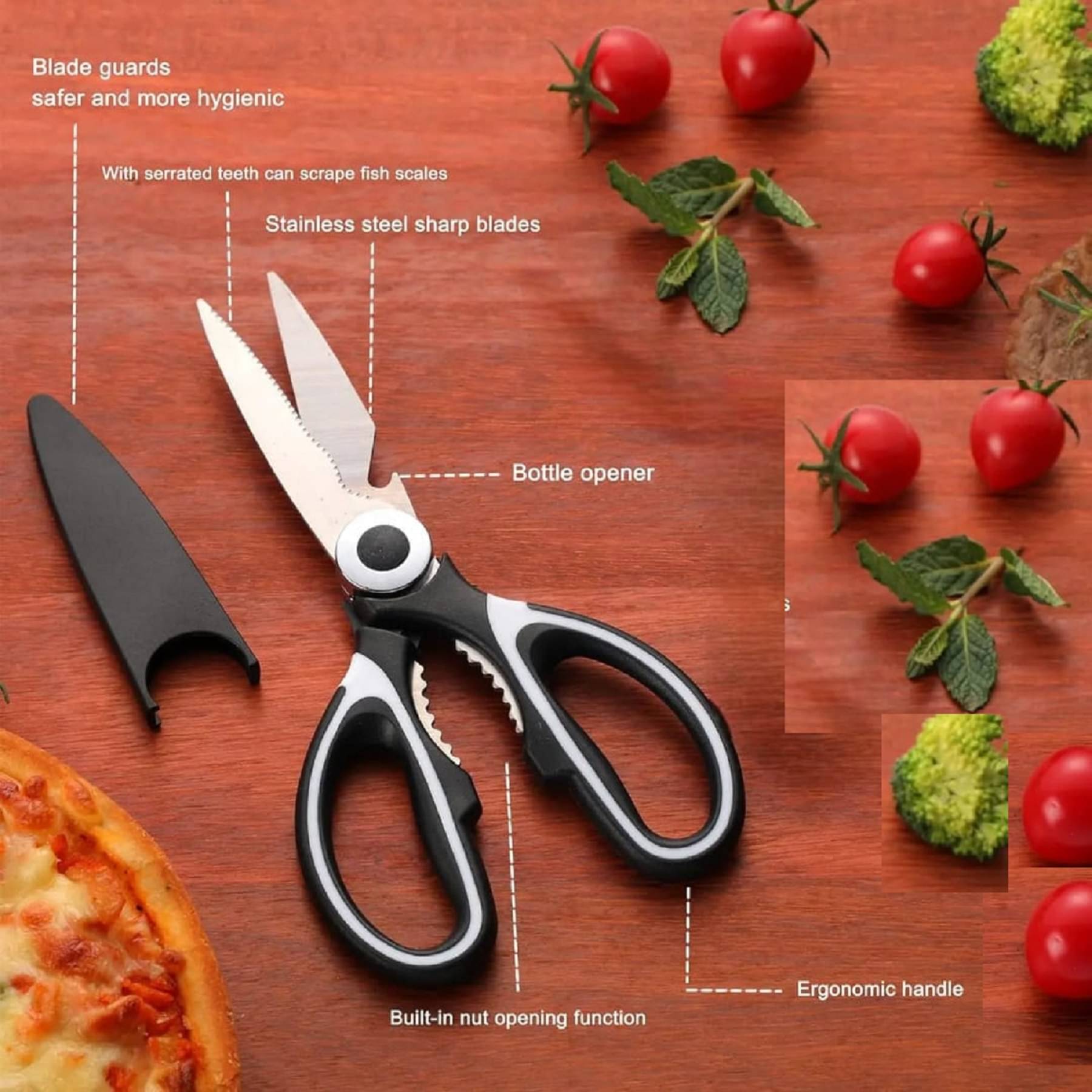     			vill win Stainless Steel Multipurpose Scissors ( Pack of 1 )