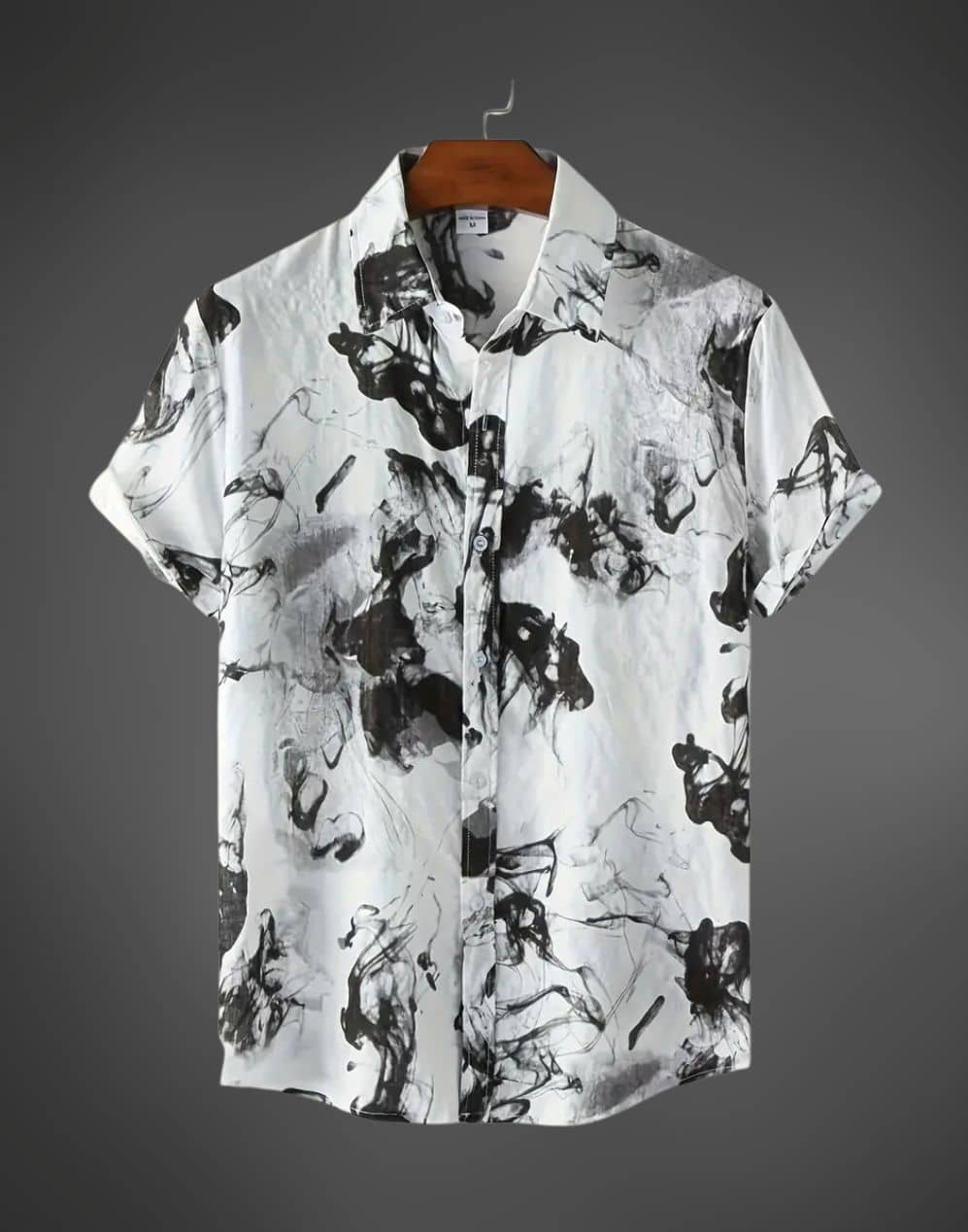 BEAUE Poly Cotton Regular Fit Printed Half Sleeves Men's Casual Shirt - Blue ( Pack of 1 )