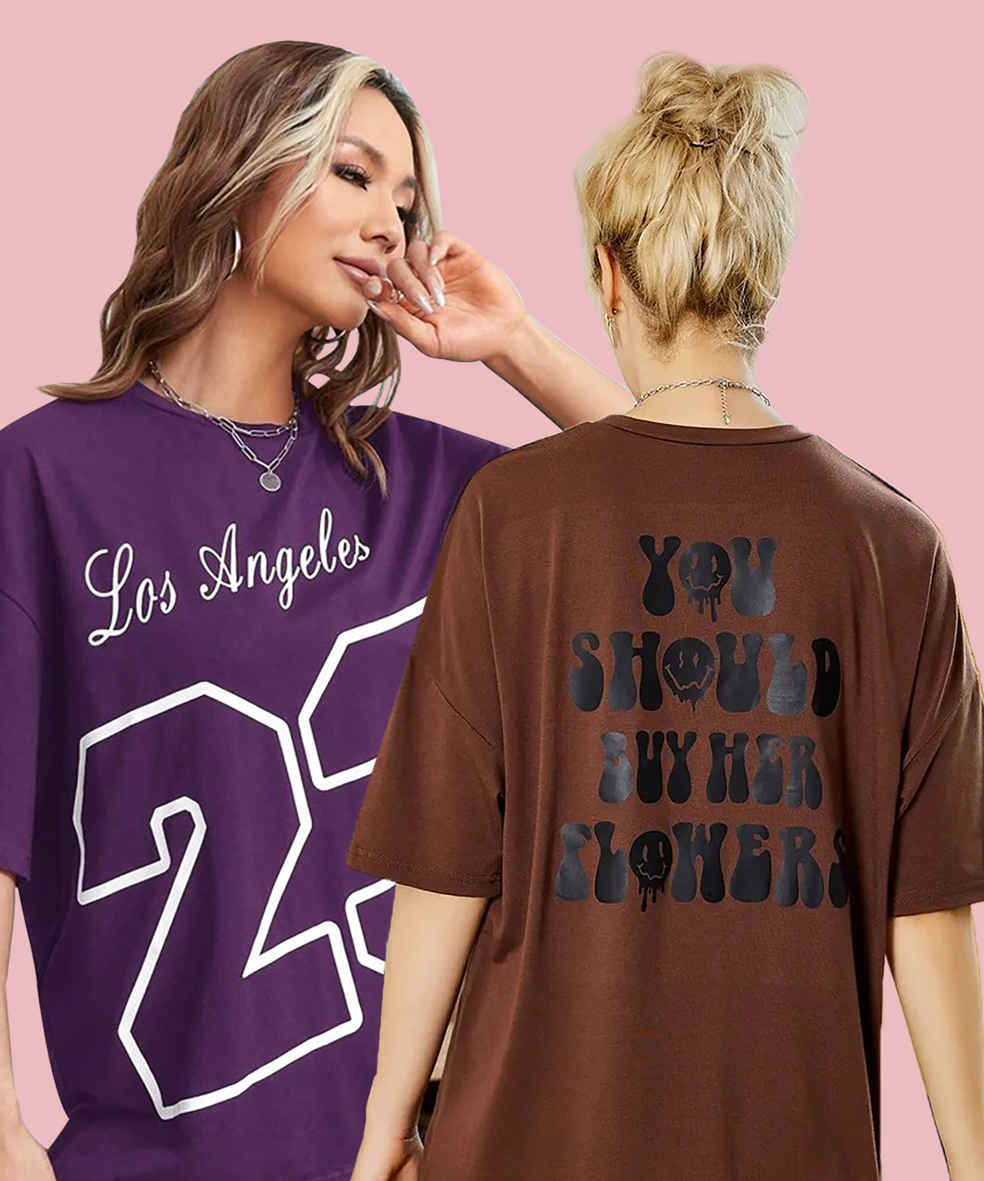 Christy World Women Cotton Printed Oversized Fit Round Neck T-Shirt ( Multicolor 3 ) Christy World Women Cotton Printed Oversized Fit Round Neck T-Shirt ( Multicolor 3 )