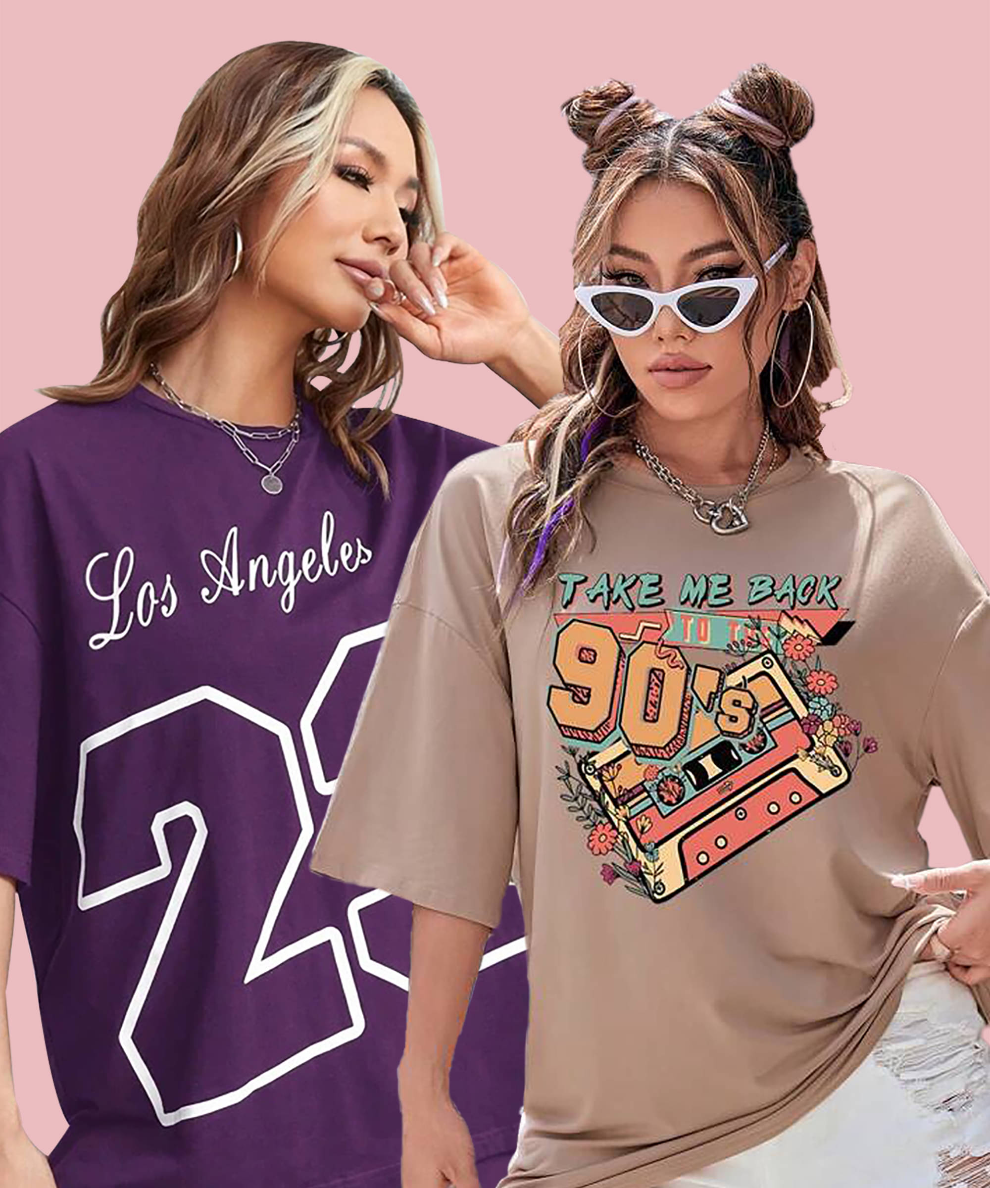 Christy World Women Cotton Printed Oversized Fit Round Neck T-Shirt ( Multicolor 7 )     			Christy World Women Cotton Printed Oversized Fit Round Neck T-Shirt ( Multicolor 7 )