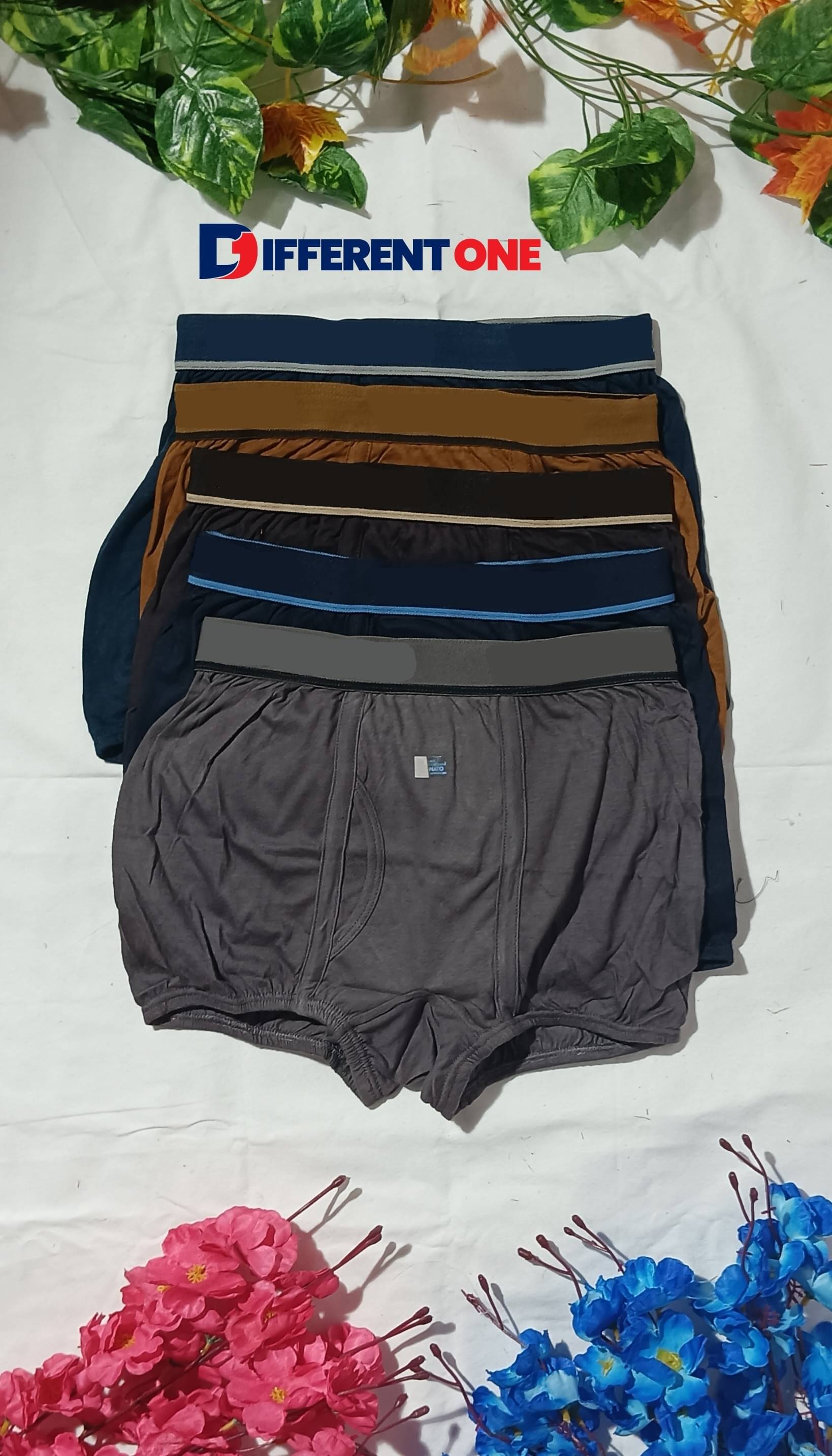 D1 DIFFERENT ONE Pack of 5 Cotton Trunks For Men's ( Multicolor ) D1 DIFFERENT ONE Pack of 5 Cotton Trunks For Men's ( Multicolor )