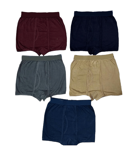     			D1 DIFFERENT ONE Pack of 5 Cotton Trunks For Men's ( Multicolor )