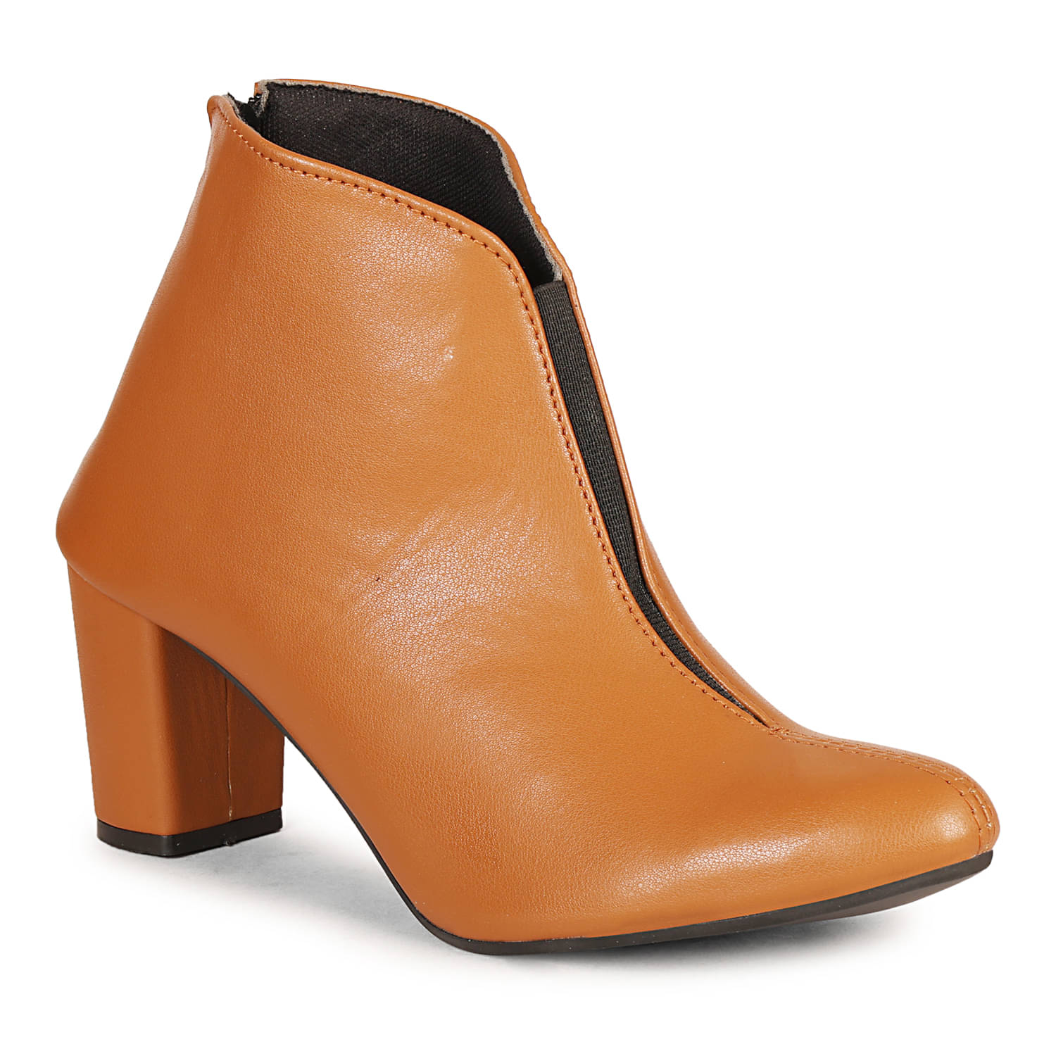     			Ishransh Tan Women's Ankle Length Boots