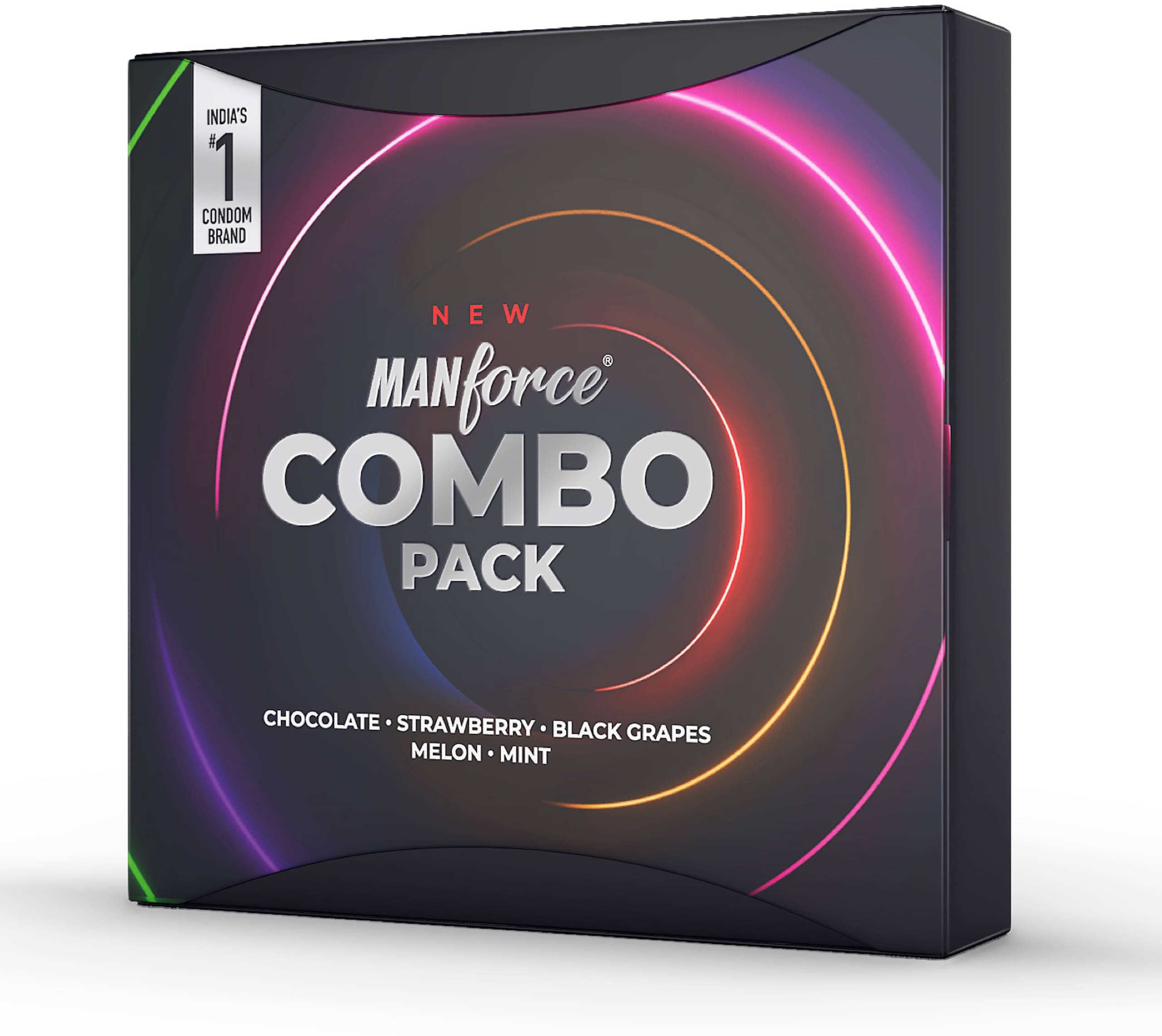 MANFORCE Combo Pack Chocolate Strawberry Coffee Black Grapes Melon Condom (20 Sheets) MANFORCE Combo Pack Chocolate Strawberry Coffee Black Grapes Melon Condom (20 Sheets)