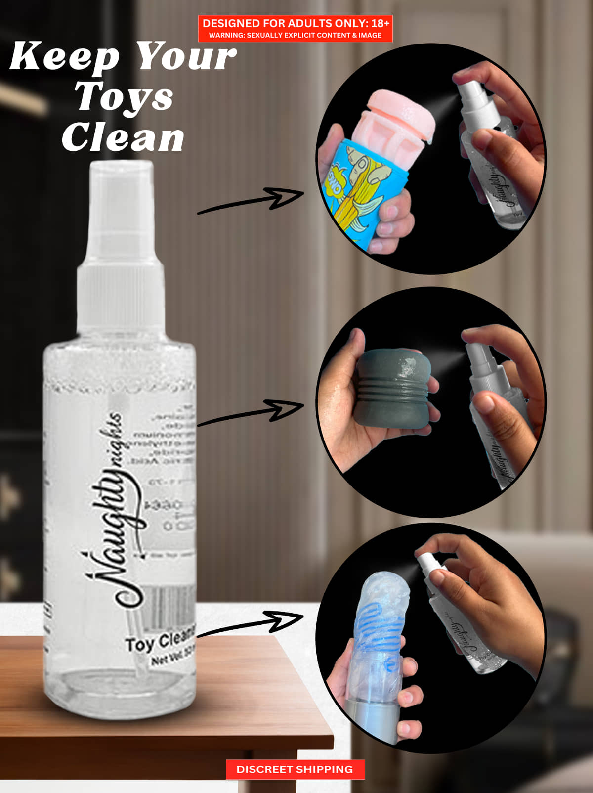 Naughty Night Toys Sex Toy Cleaners for Adults - Buy Naughty Night Toys Sex  Toy Cleaners for Adults Online at Best Prices on Snapdeal