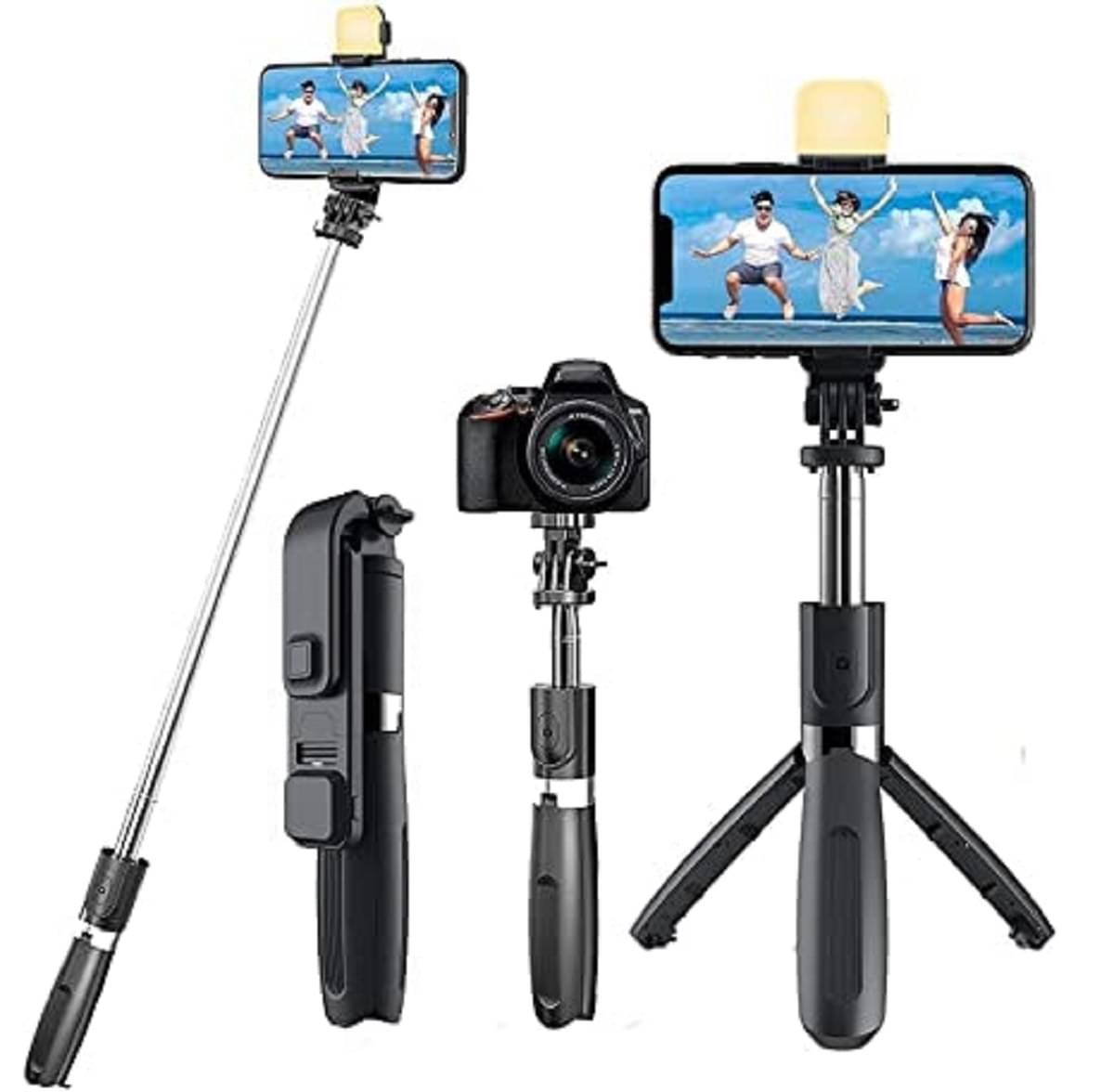     			Sterling Bazaar Bluetooth Tripod ( Black )