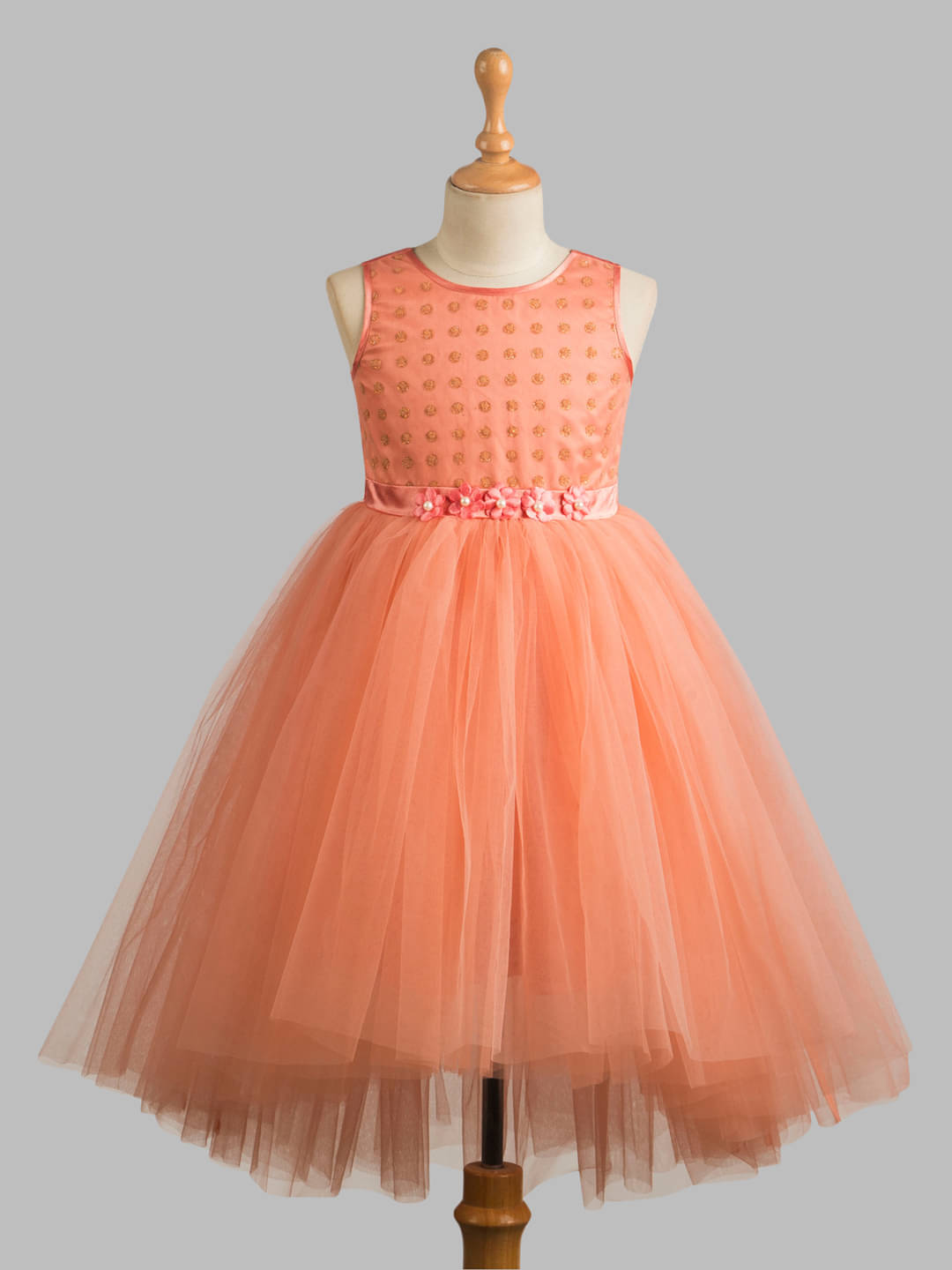 Toy Balloon Kids Net Dress For Baby Girls ( Pack of 1 , Orange )     			Toy Balloon Kids Net Dress For Baby Girls ( Pack of 1 , Orange )