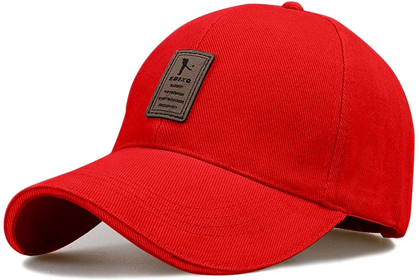 Alamos Pack of 1 Cotton Men's Cap ( Red )