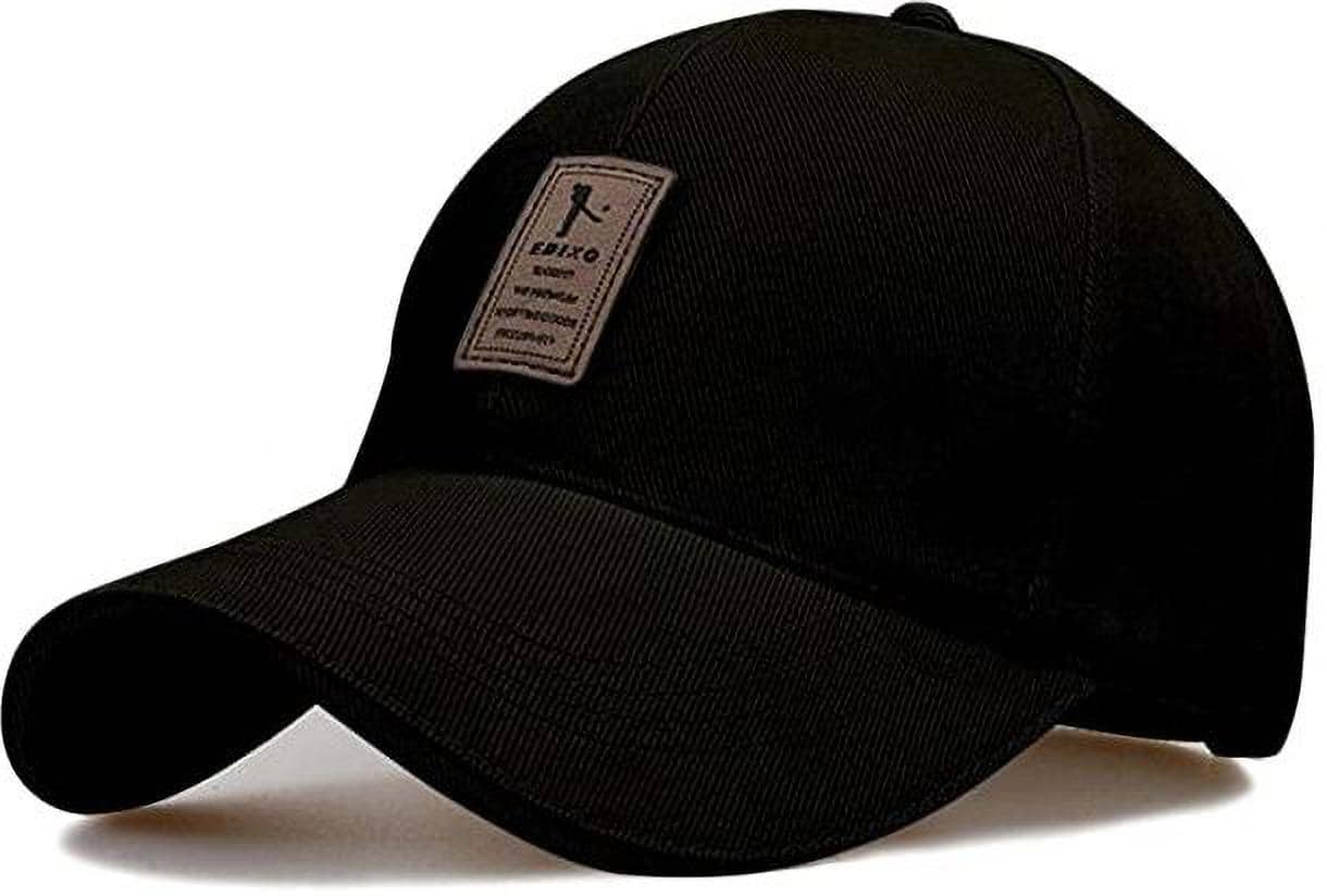 Alamos Pack of 1 Cotton Men's Cap ( Black )