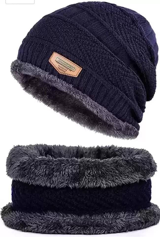 Alamos Pack of 1 Woollen Men's Cap ( Navy ) Alamos Pack of 1 Woollen Men's Cap ( Navy )