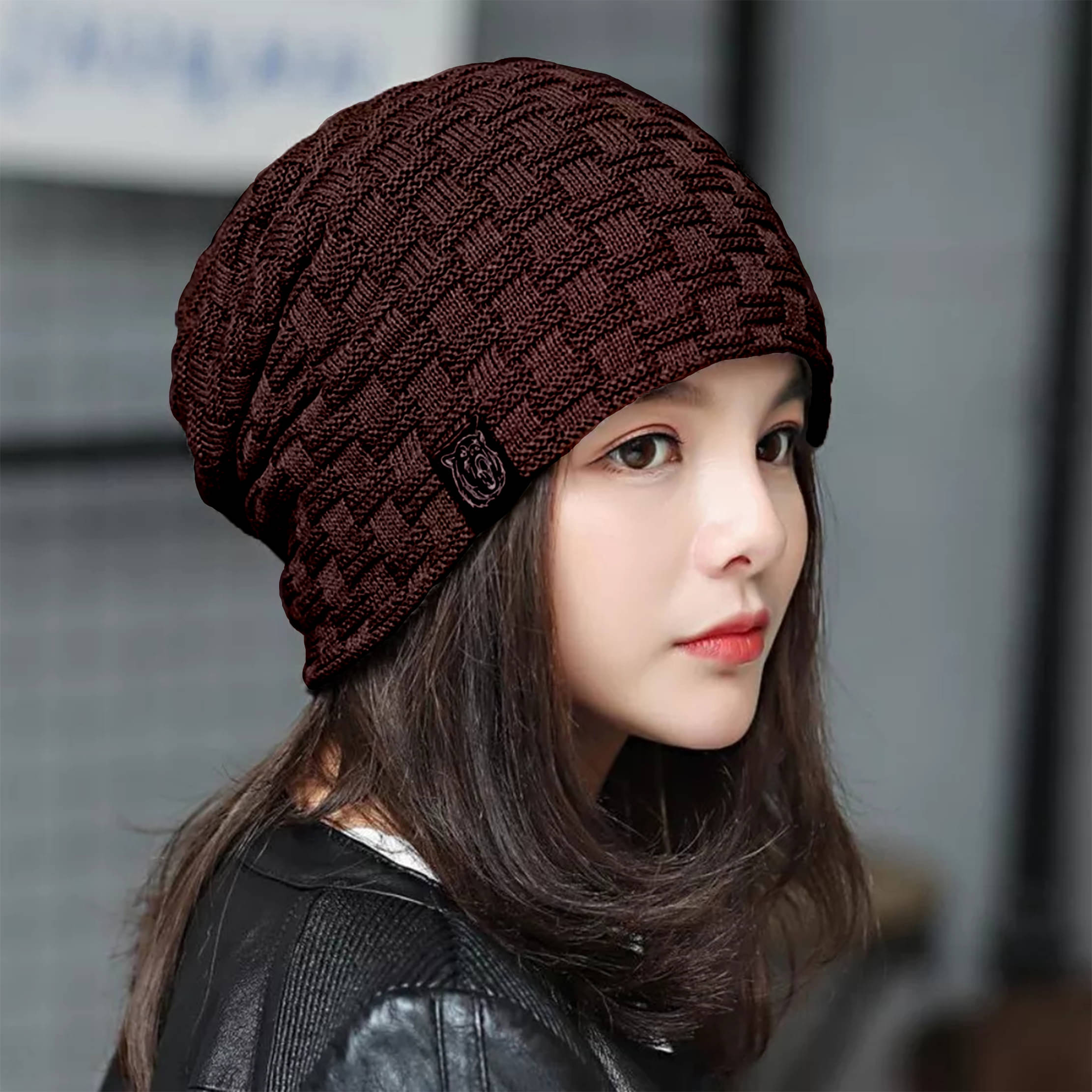     			Alamos Pack of 1 Woollen Men's Cap ( Brown )