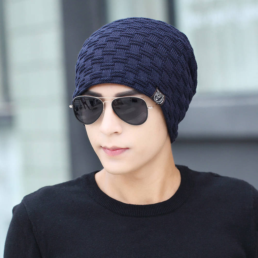 Alamos Pack of 1 Woollen Men's Cap ( Blue ) Alamos Pack of 1 Woollen Men's Cap ( Blue )