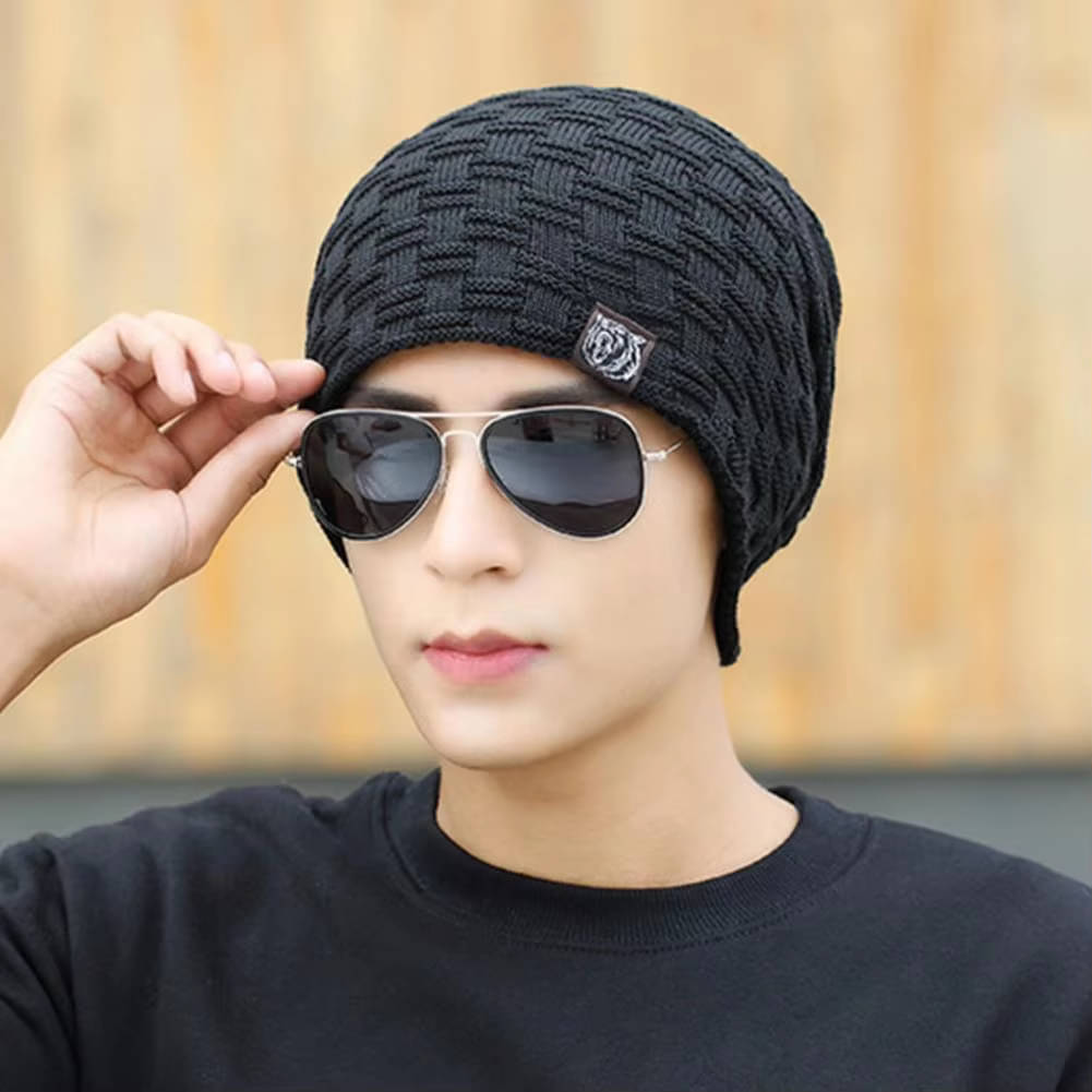 Alamos Pack of 1 Woollen Men's Cap ( Black ) Alamos Pack of 1 Woollen Men's Cap ( Black )