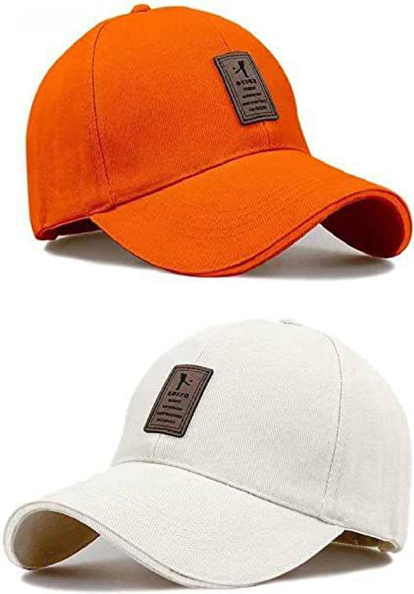     			Alamos Pack of 2 Cotton Men's Cap ( Orange )